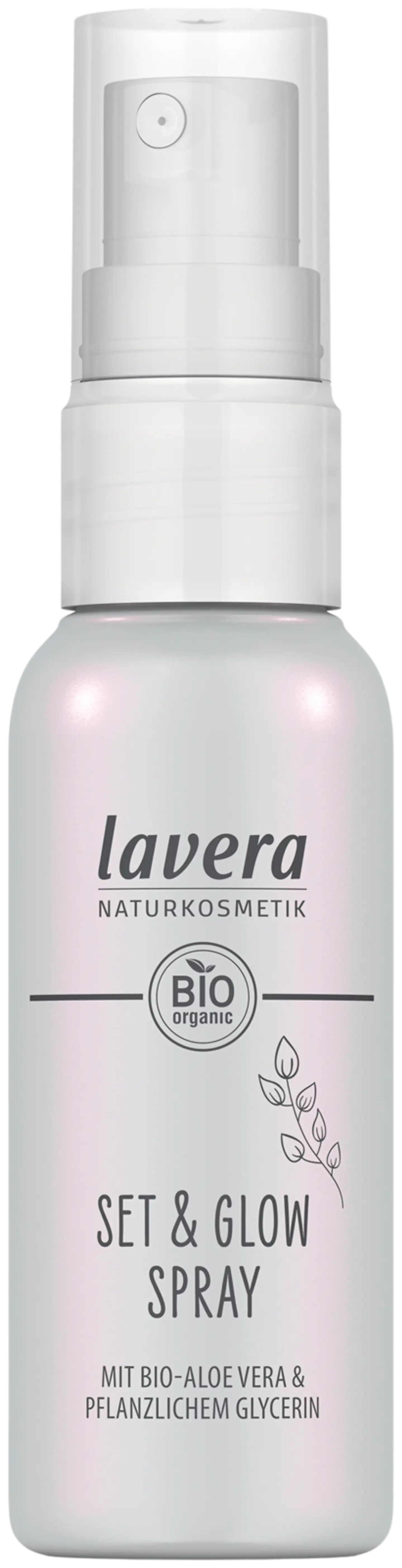 lavera Set & Glow Setting Spray -meikinkiinnityssuihke 50 ml