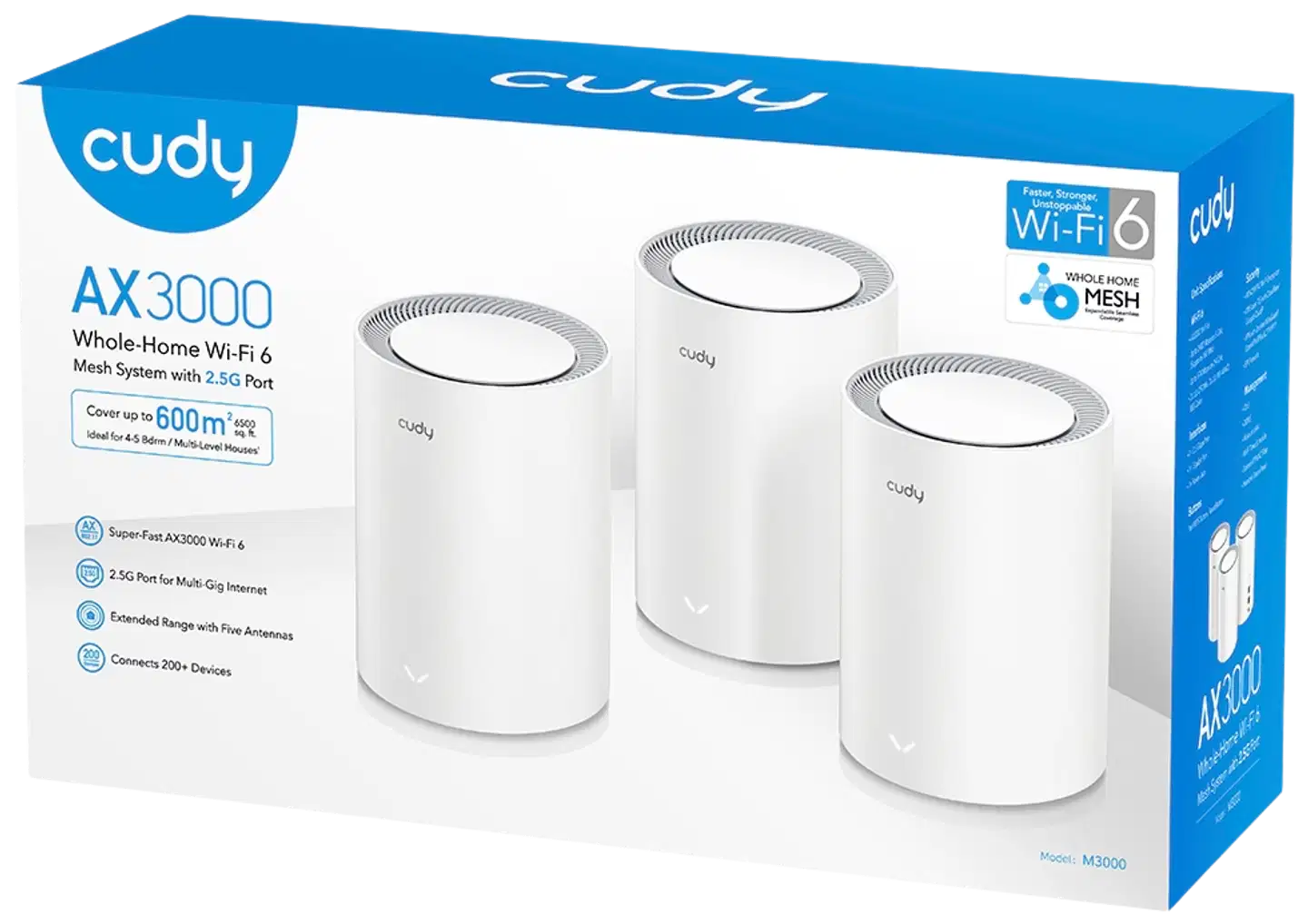 Cudy Mesh-järjestelmä M3000(3-Pack) - 5