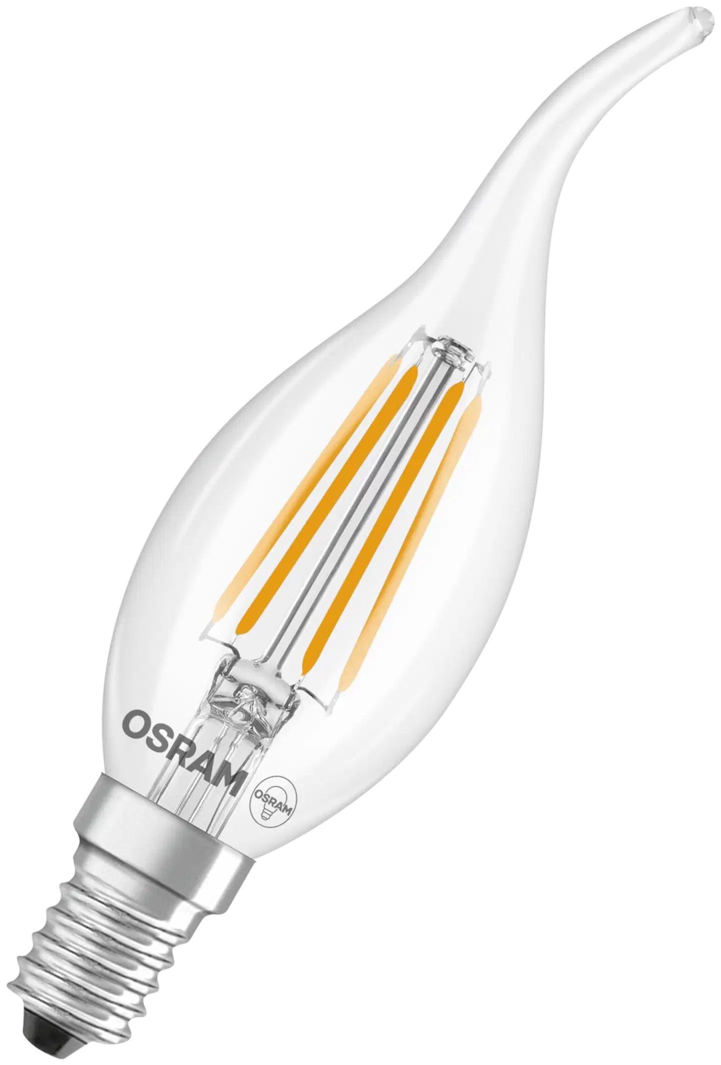 Osram LED-kynttilälamppu Star Classic BW 4W 2700K 470lm E14 filamentti - 1