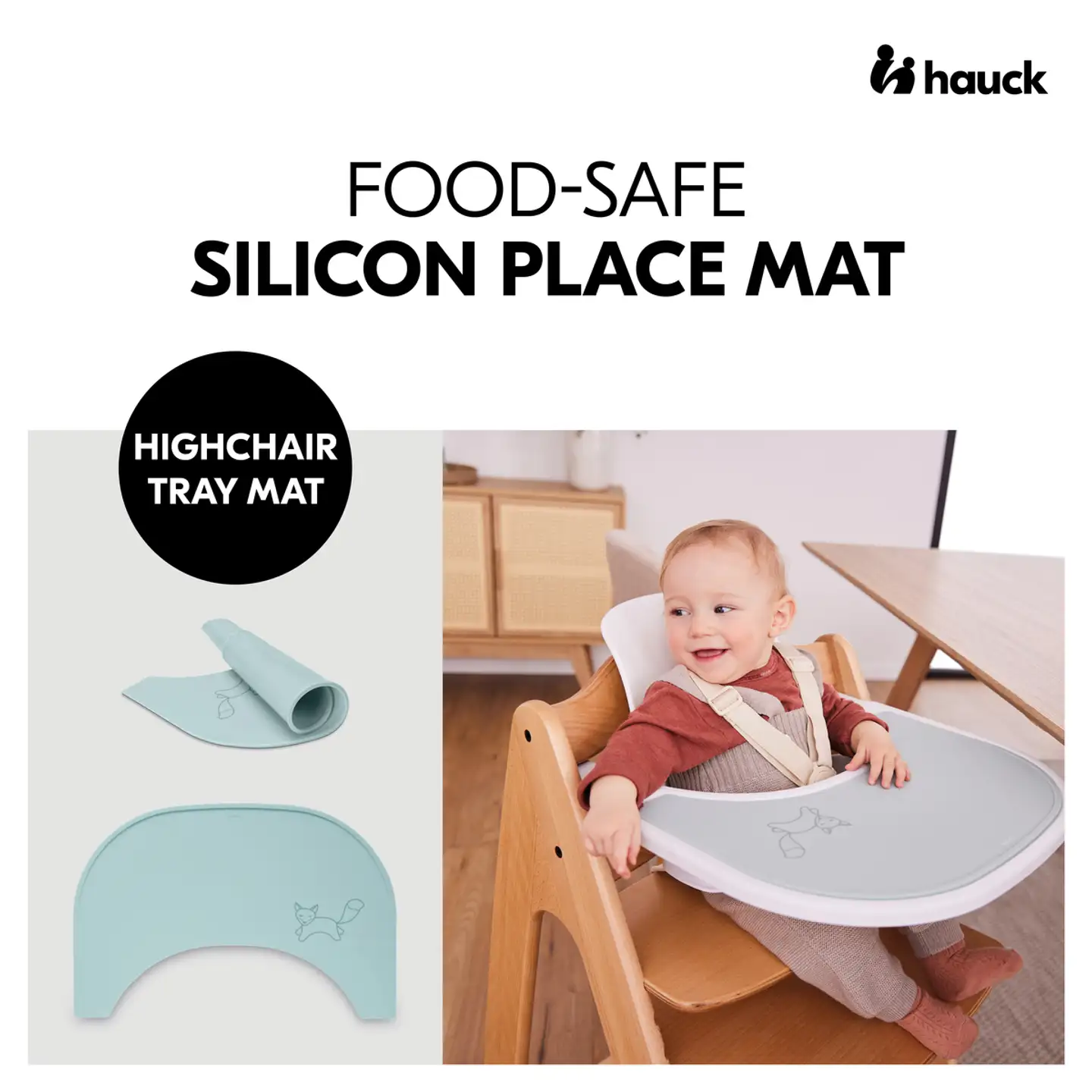 Hauck ruokailualusta syöttötuolin tarjottimeen - 9