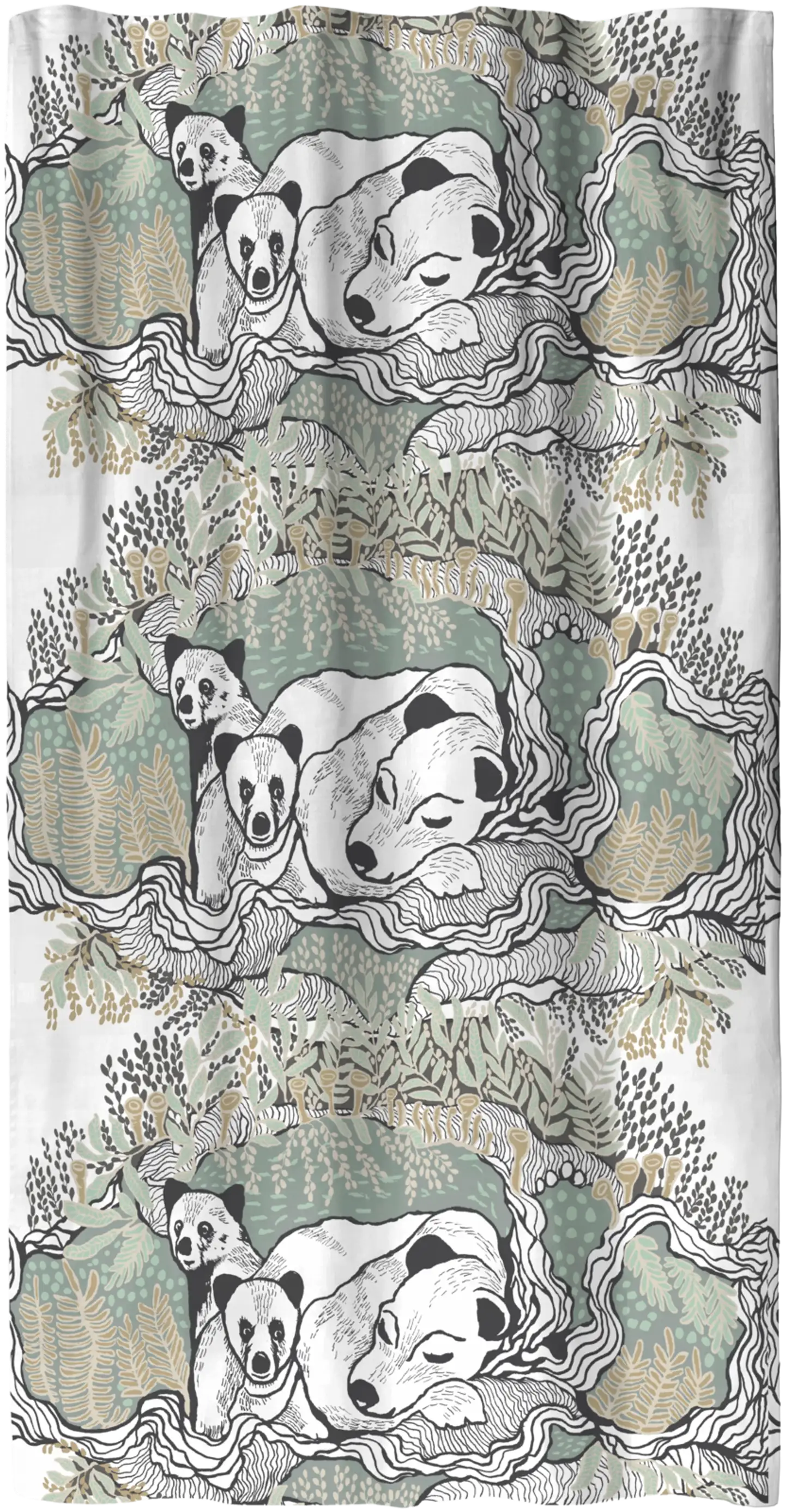 Vallila pimennysverho Unikeot 140x250 cm mint - 1