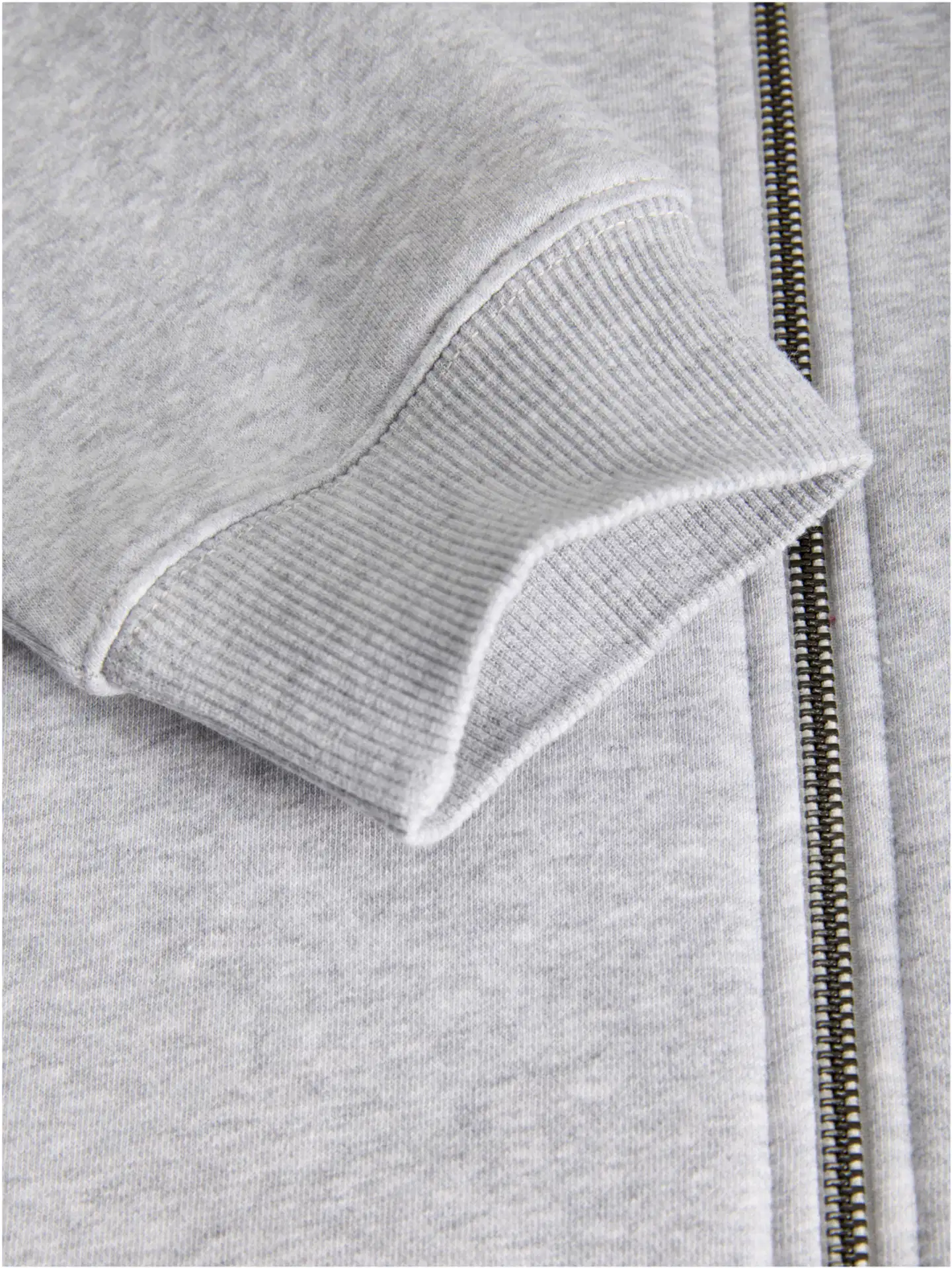 JJ Rebel miesten svetari Jrebcrest 12304803 - Light Grey Melange - 4