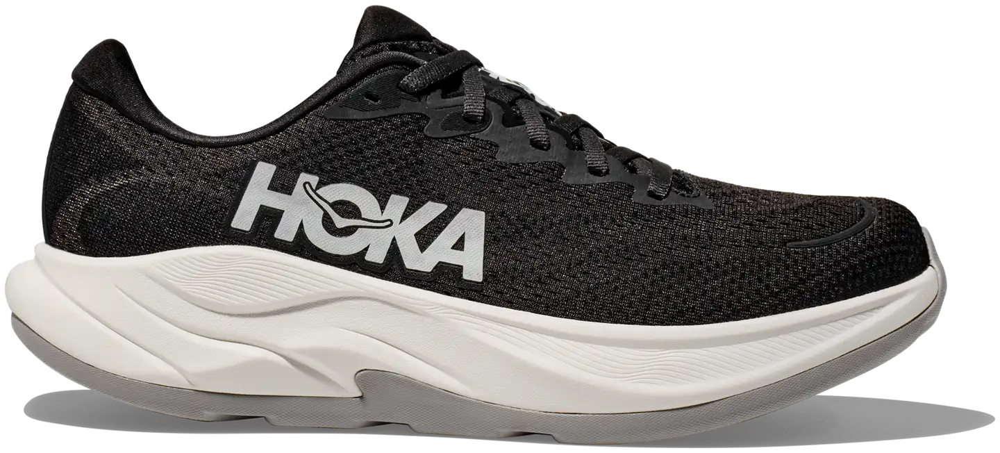 Hoka miesten juoksujalkine Rincon 4 wide - Black/white - 1