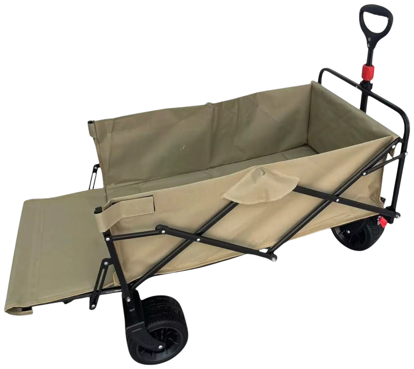 Fornorth puutarhakärry 115x61x105cm 100kg, beige - 6