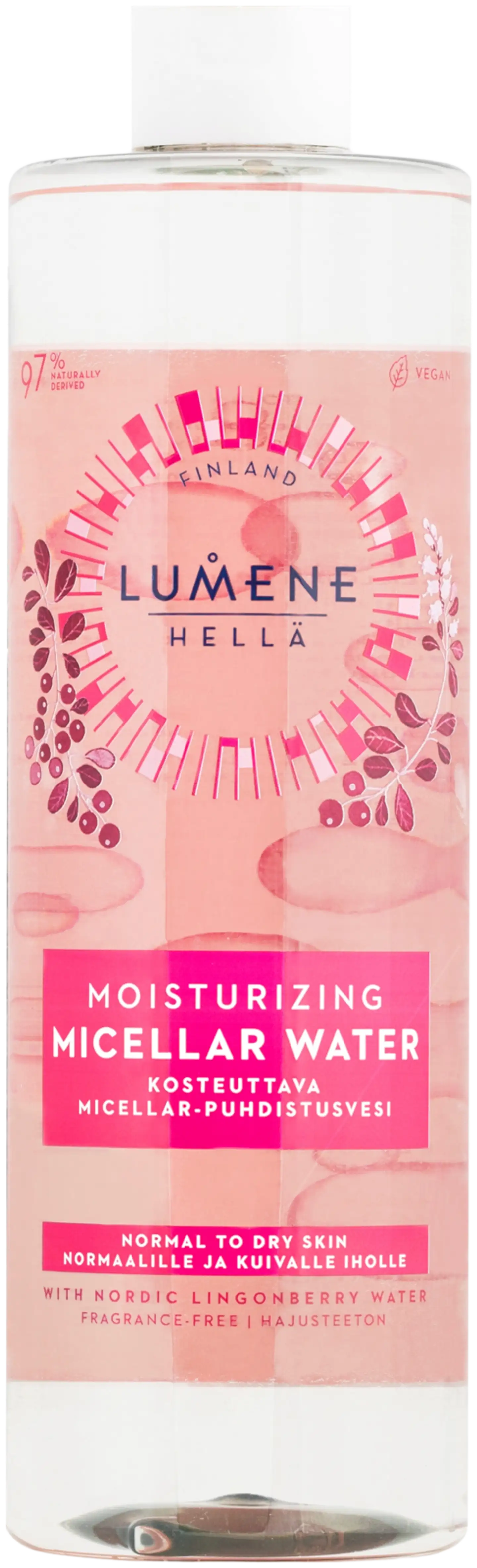 Lumene HELLÄ Kosteuttava micellar-puhdistusvesi 400 ml