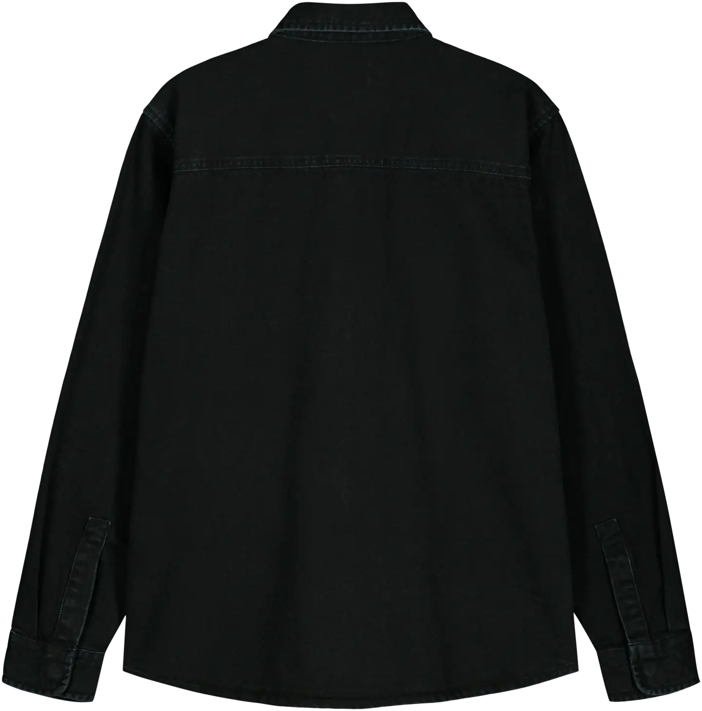 WKLY. miesten paitatakki farkkukangasta 194W252507 - black denim - 2