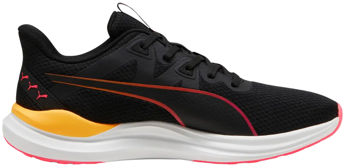 Puma Reflect Lite naisten juoksujalkine - PUMA Black-Sun Stream - 6