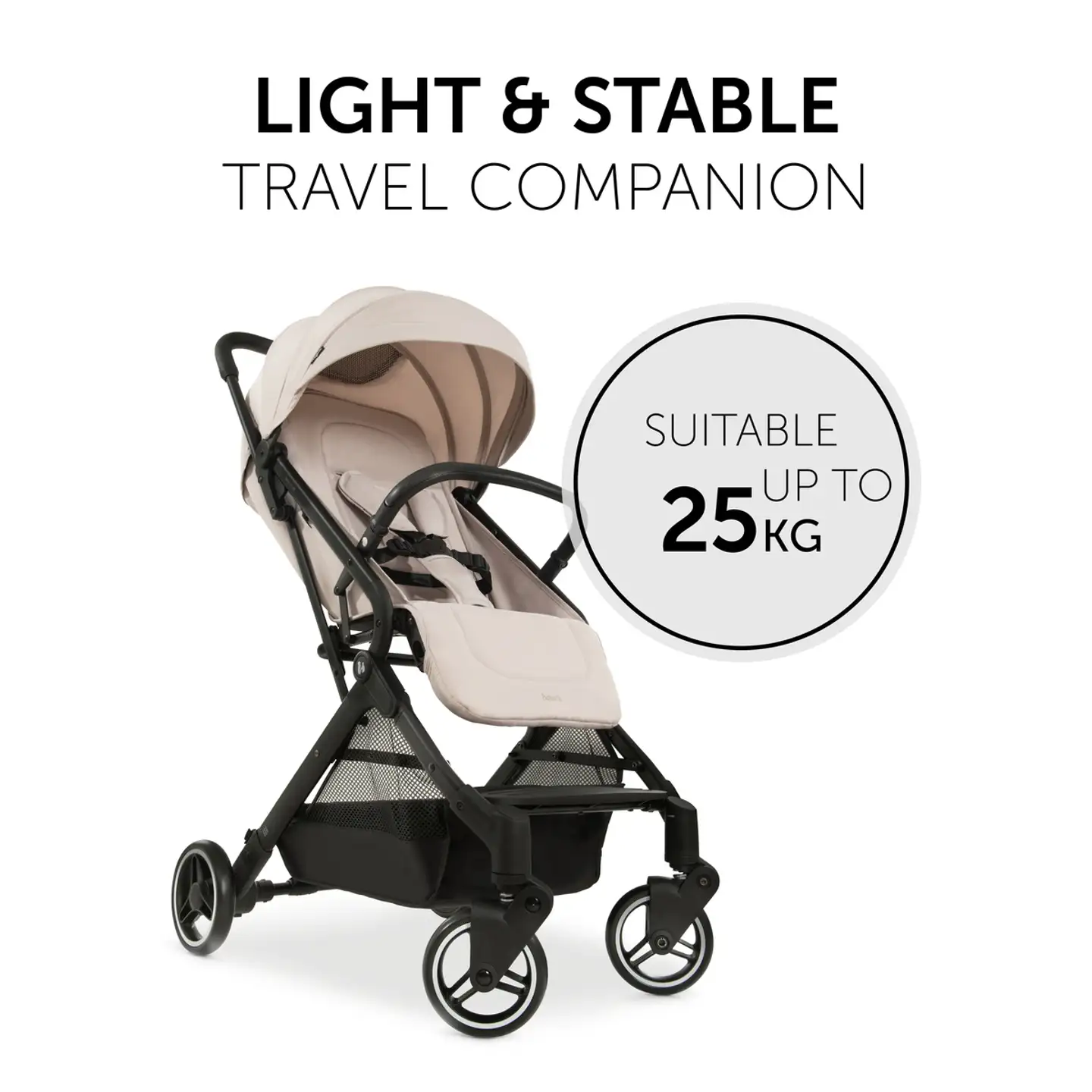 Hauck rattaat Travel N Care beige - 16