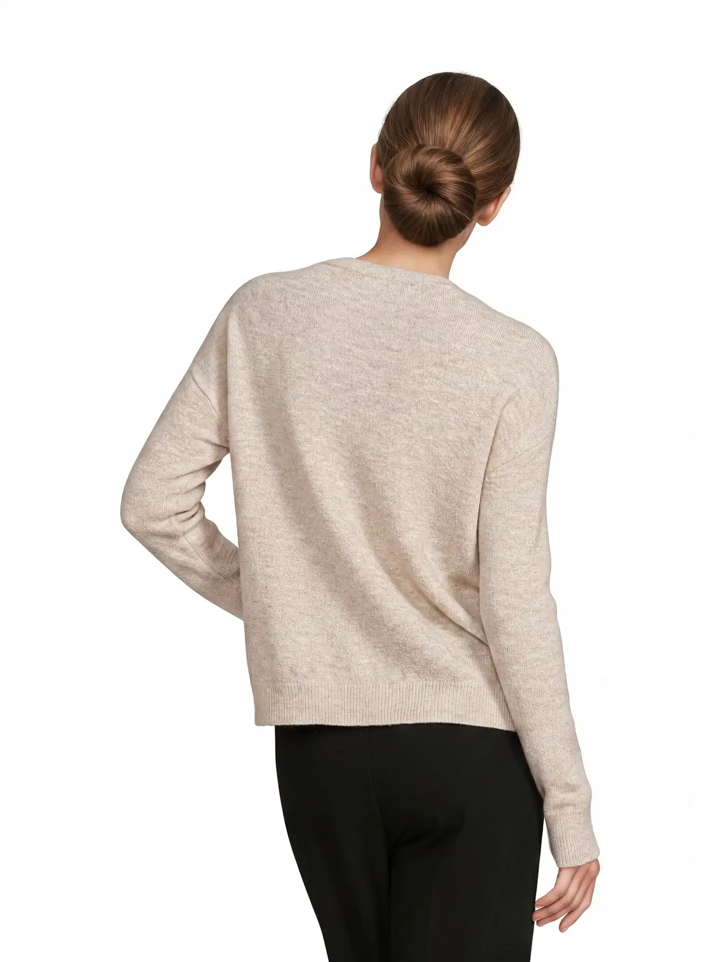 London Fog naisten mohairneuletakki 213L264011 - beige - 3