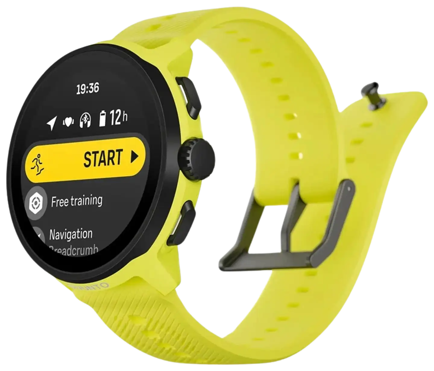 Suunto älykello Run lime silikonirannekkeella - 3