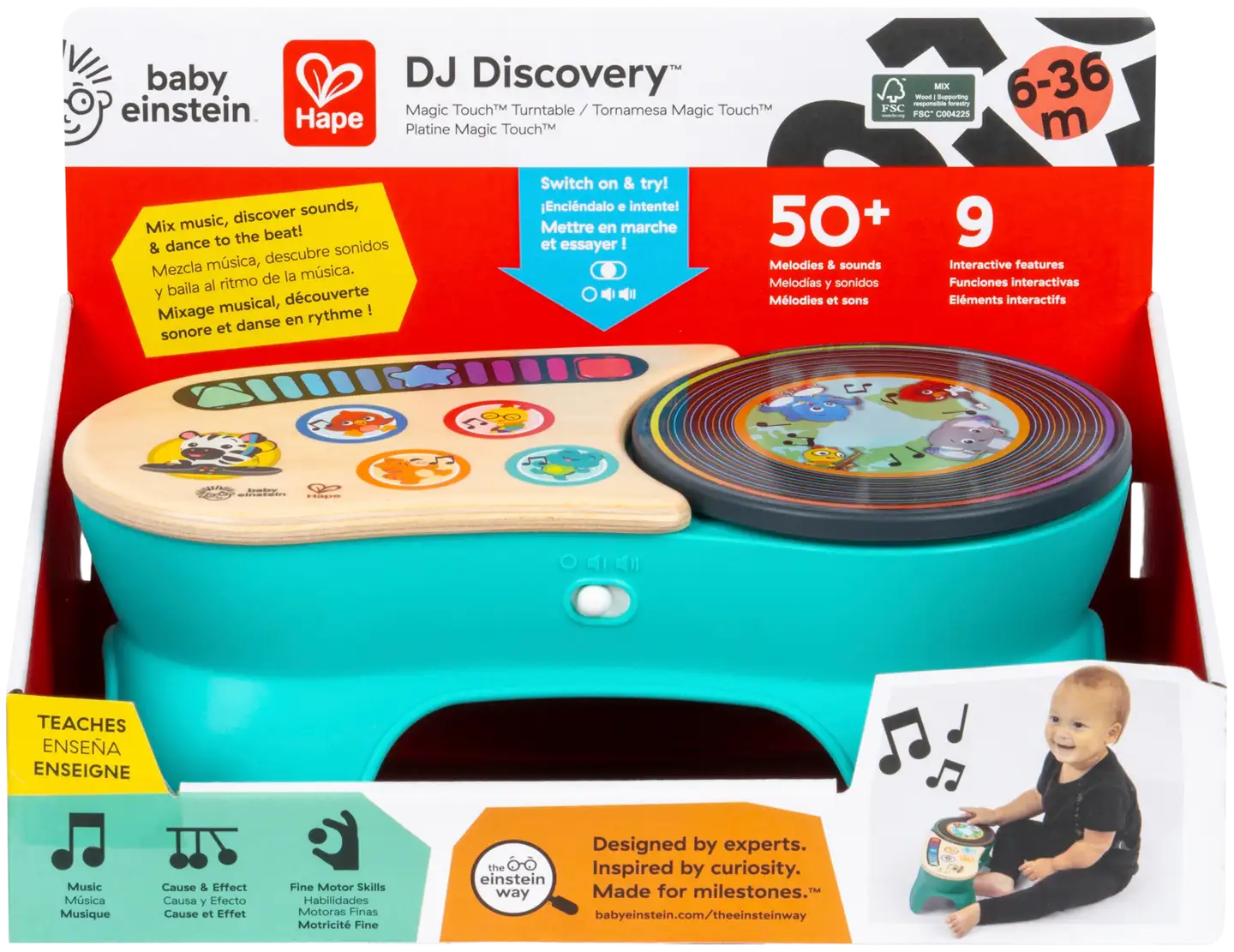 Hape Taikasoitin DJ Mix Baby Einstein - 2