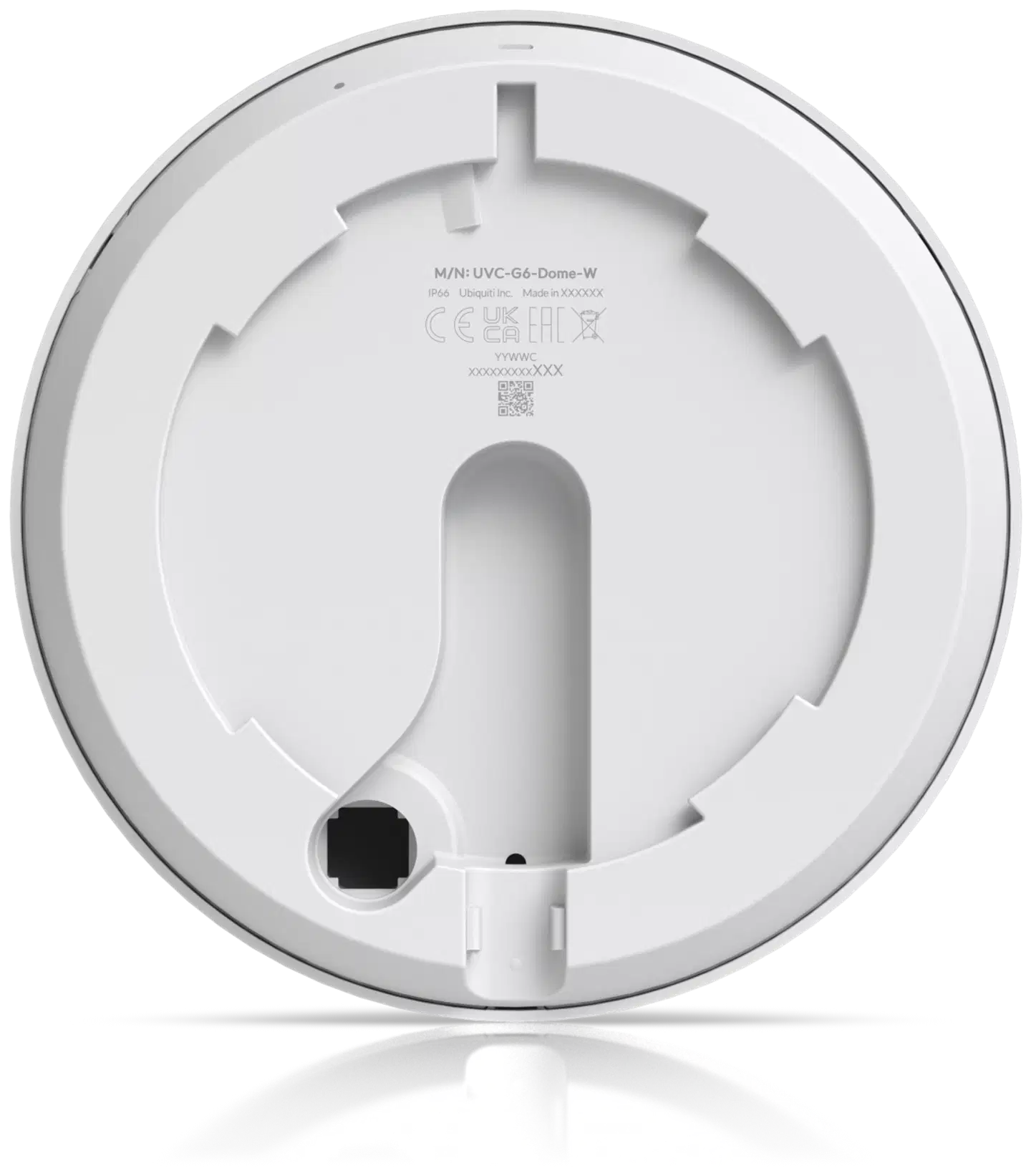 Ubiquiti sääsuojattu ilkivaltasuojattu 4K PoE -kupukamera pitkän kantaman IR-yönäöllä UVC-G6-Dome-W valkoinen - 9