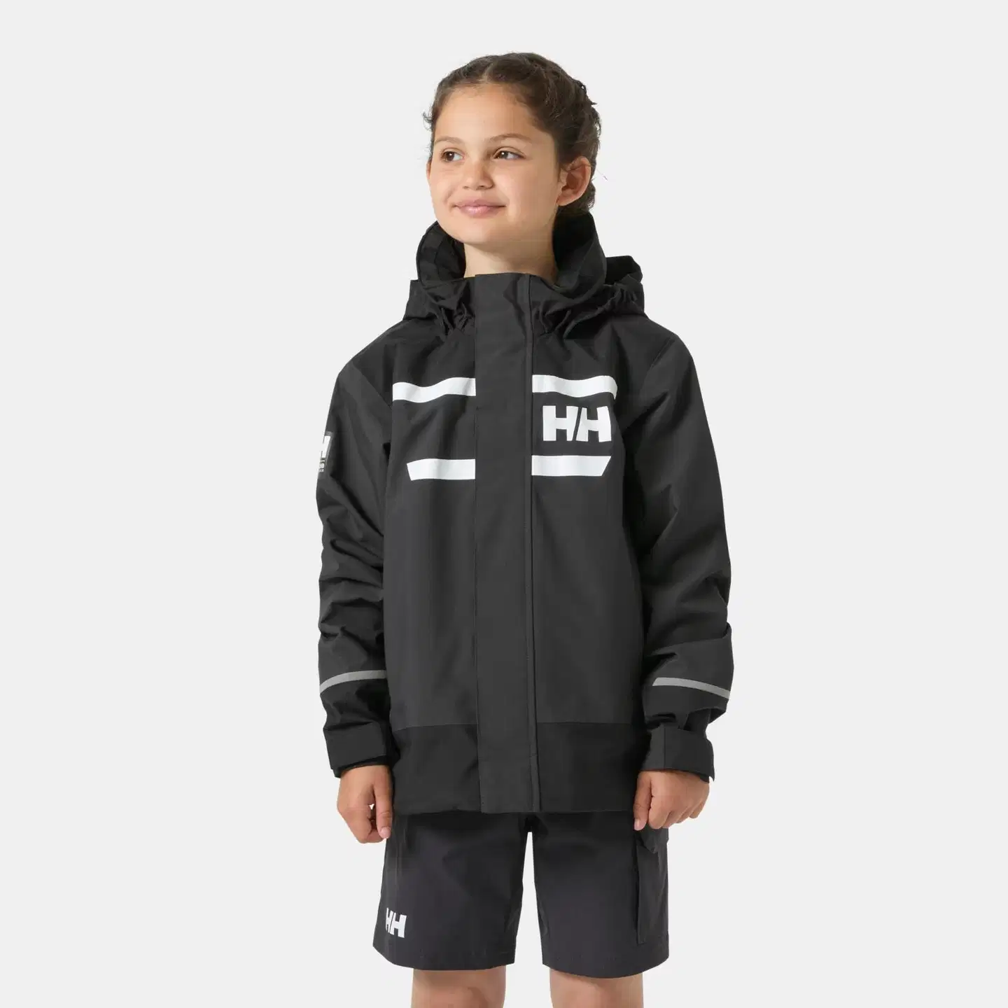 Helly Hansen nuorten kuoritakki JR Salt Port 2.0  41694 - ebony - 3