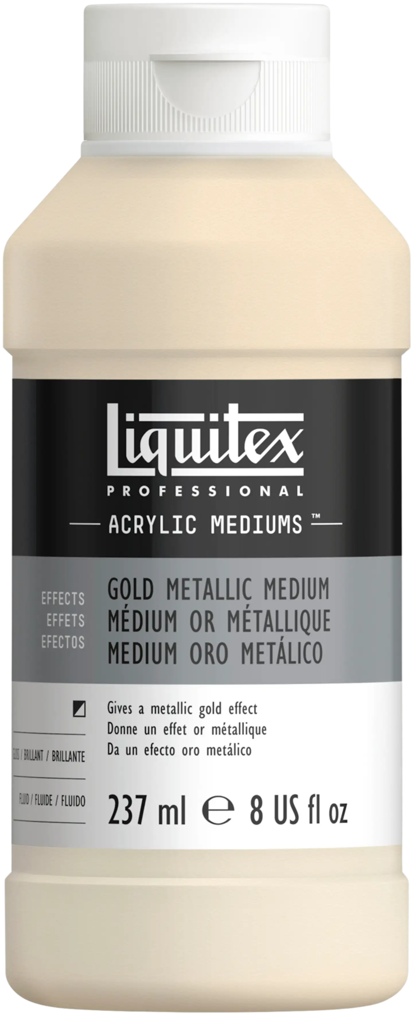 Liquitex gold metallic medium 237ml