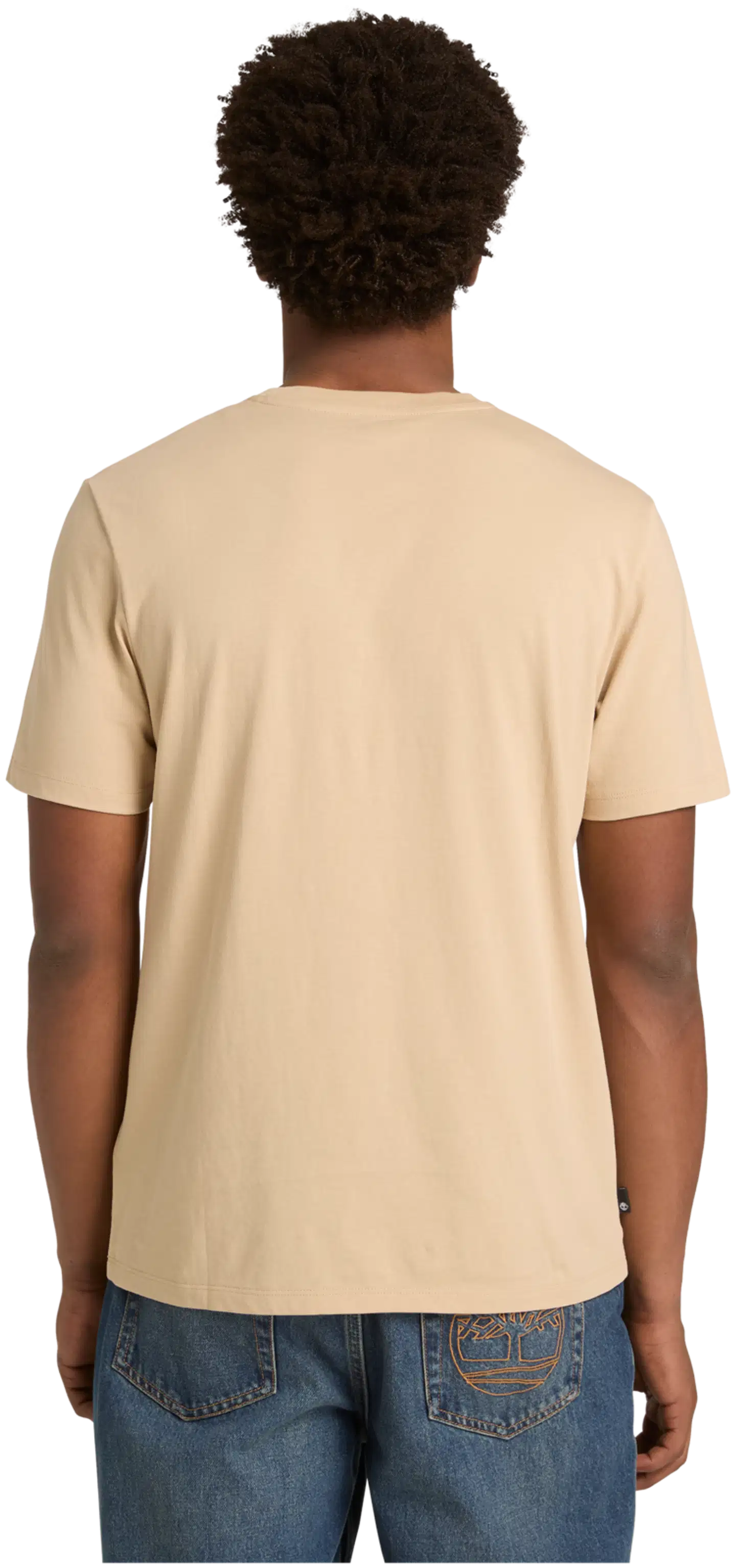 Timberland miesten t-paita Wordmark Logo - Safari - 2