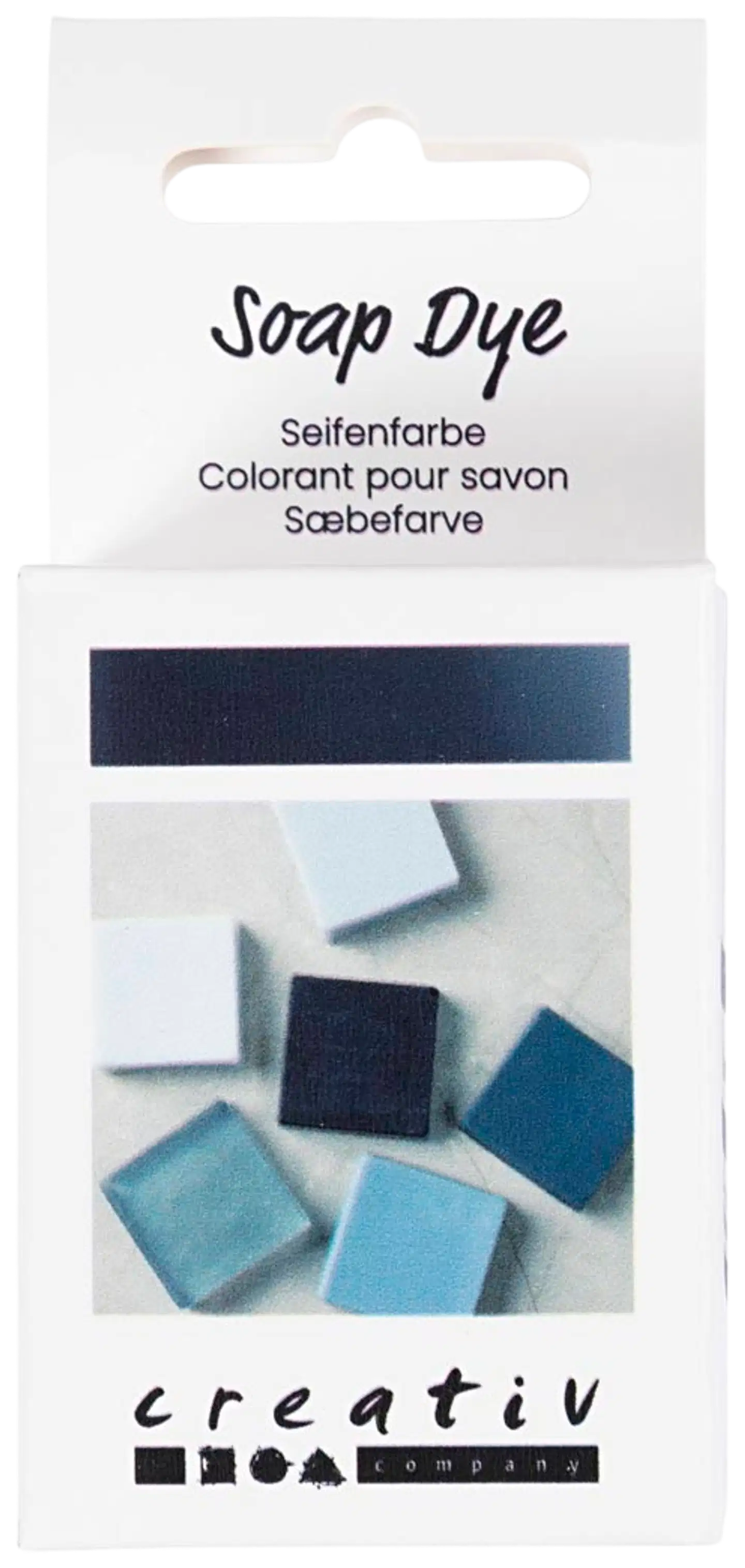 Creativ Company saippuaväri, musta, sininen, 10 ml - 2