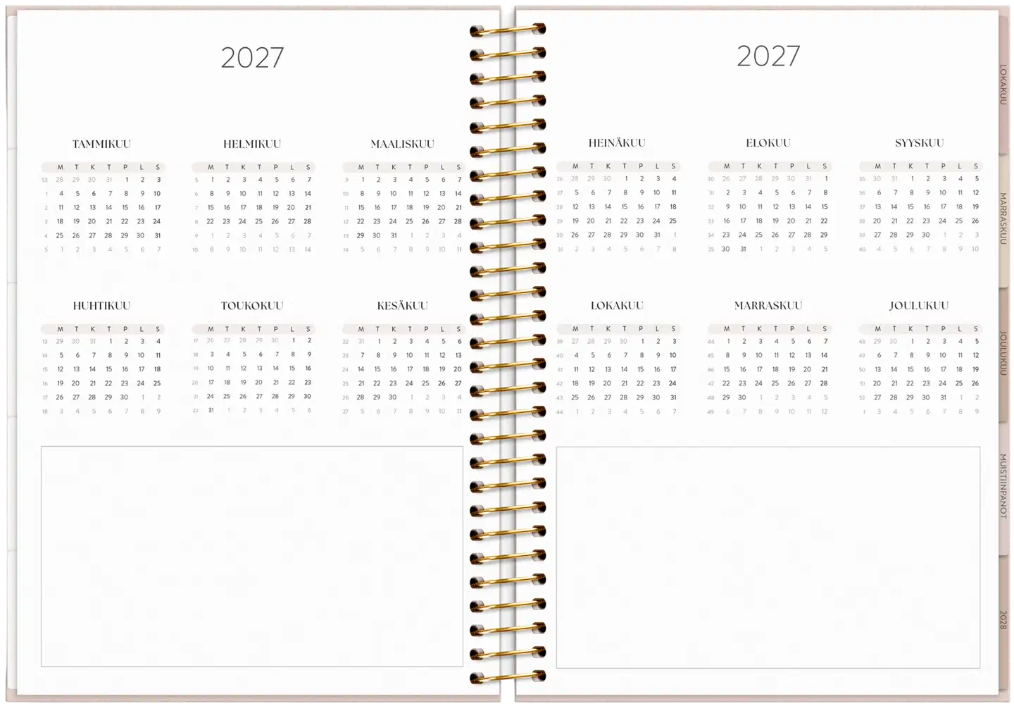 Burde Kalenteri 2027 Life Organizer A5 - 5
