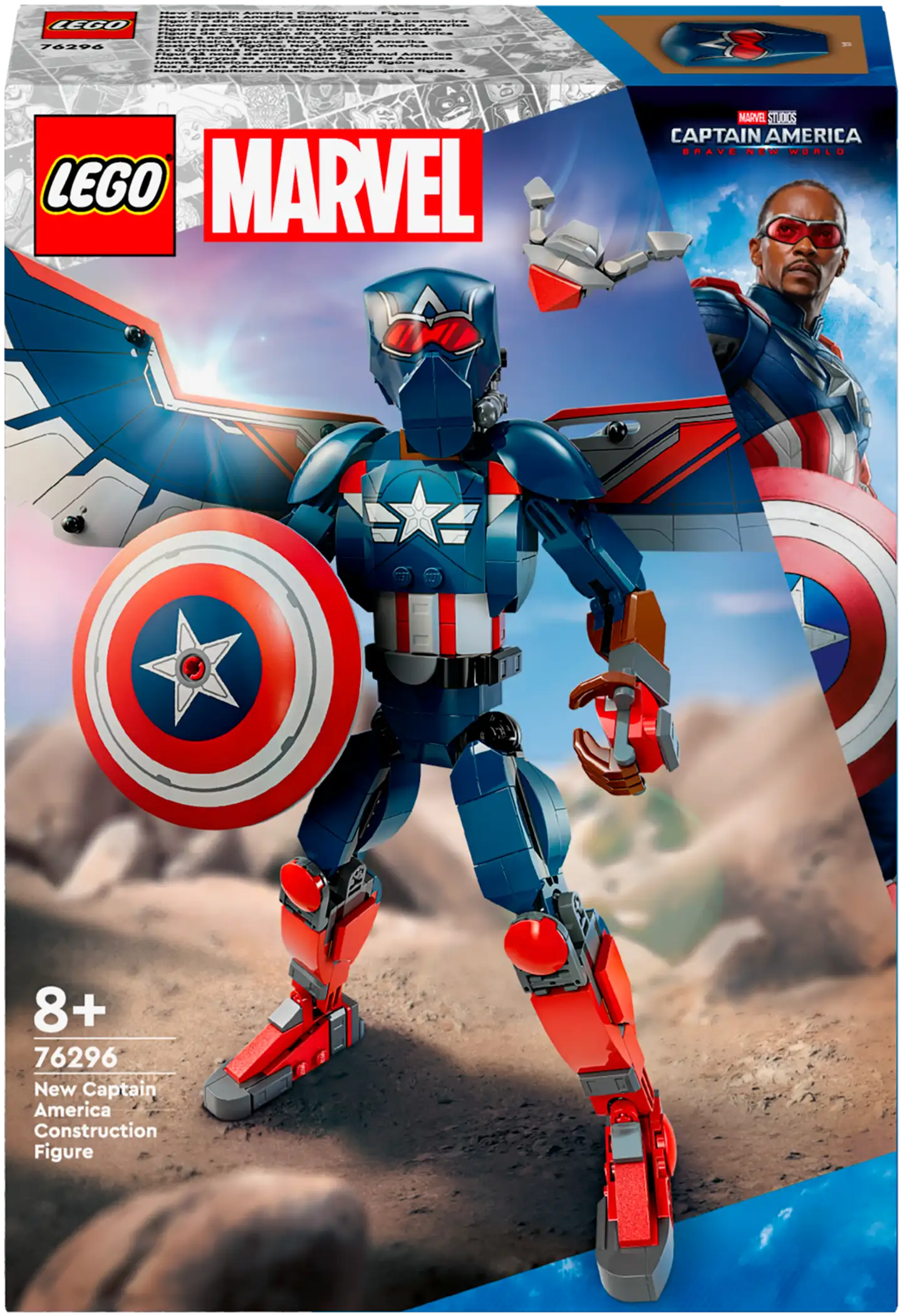 LEGO® Marvel 76296 Uusi rakennettava Captain America hahmo - 2