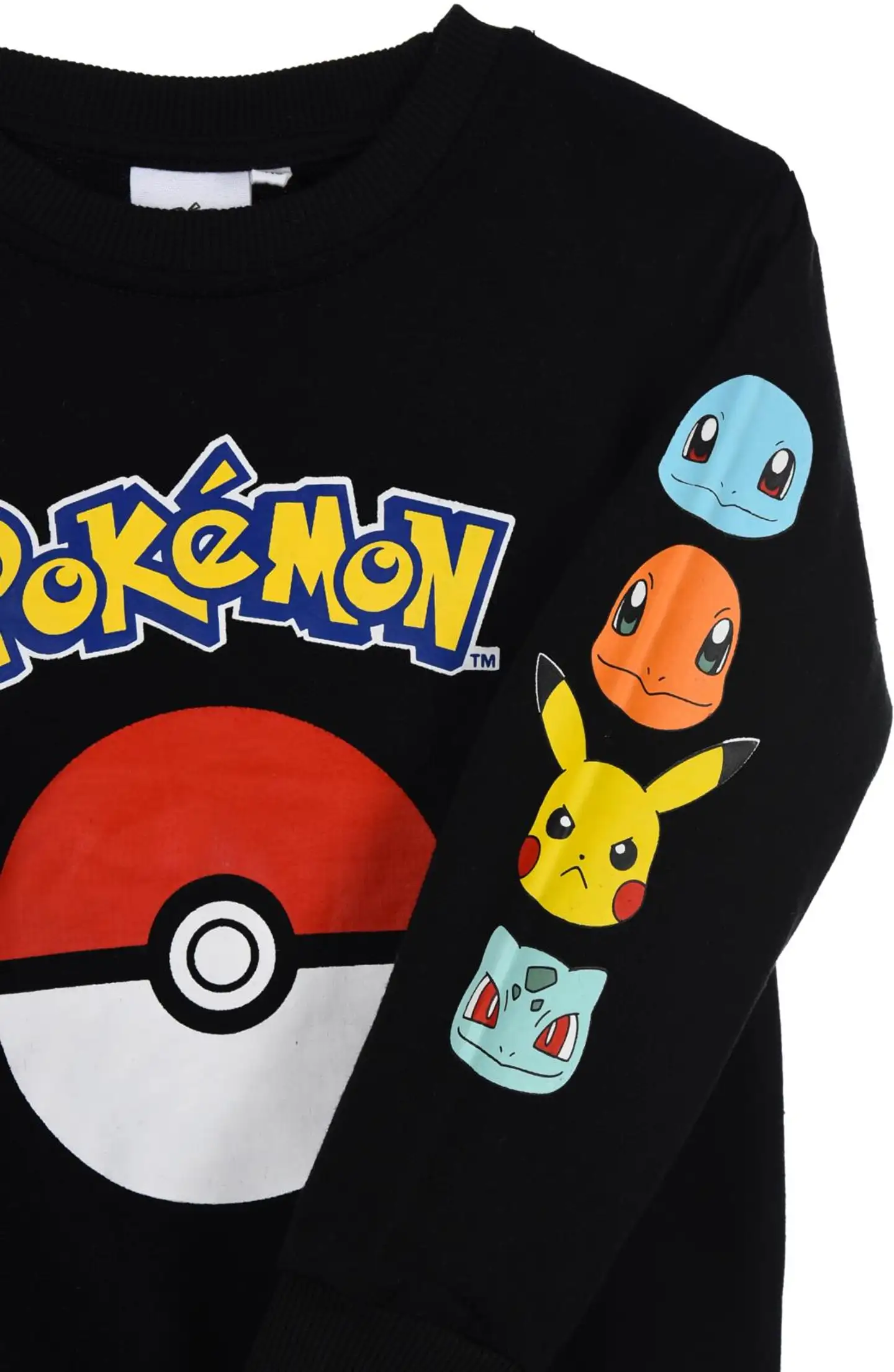 Lasten collegepusero Pokemon HY60563 - MUSTA - 2