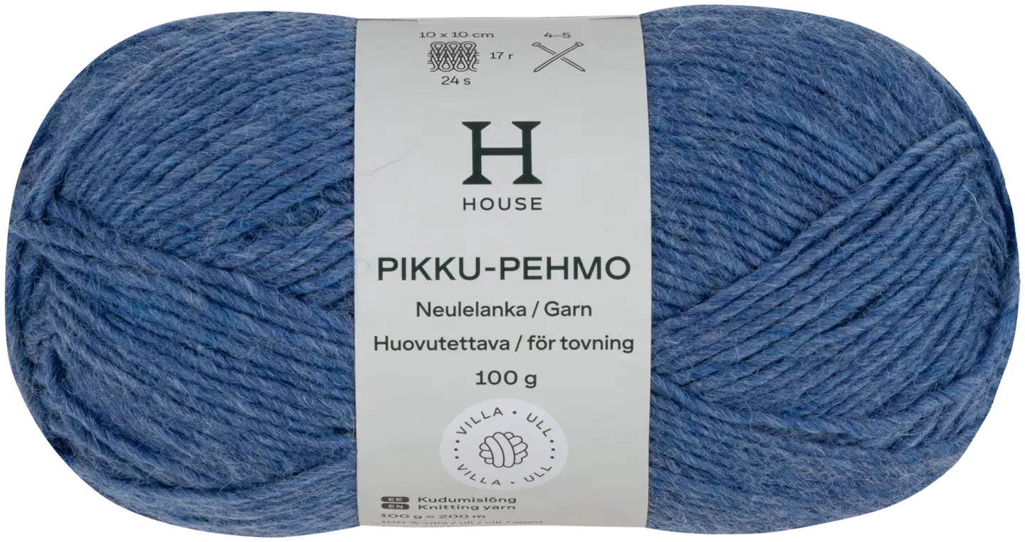 House villalanka Pikku pehmo 100 g Denim blue 200091