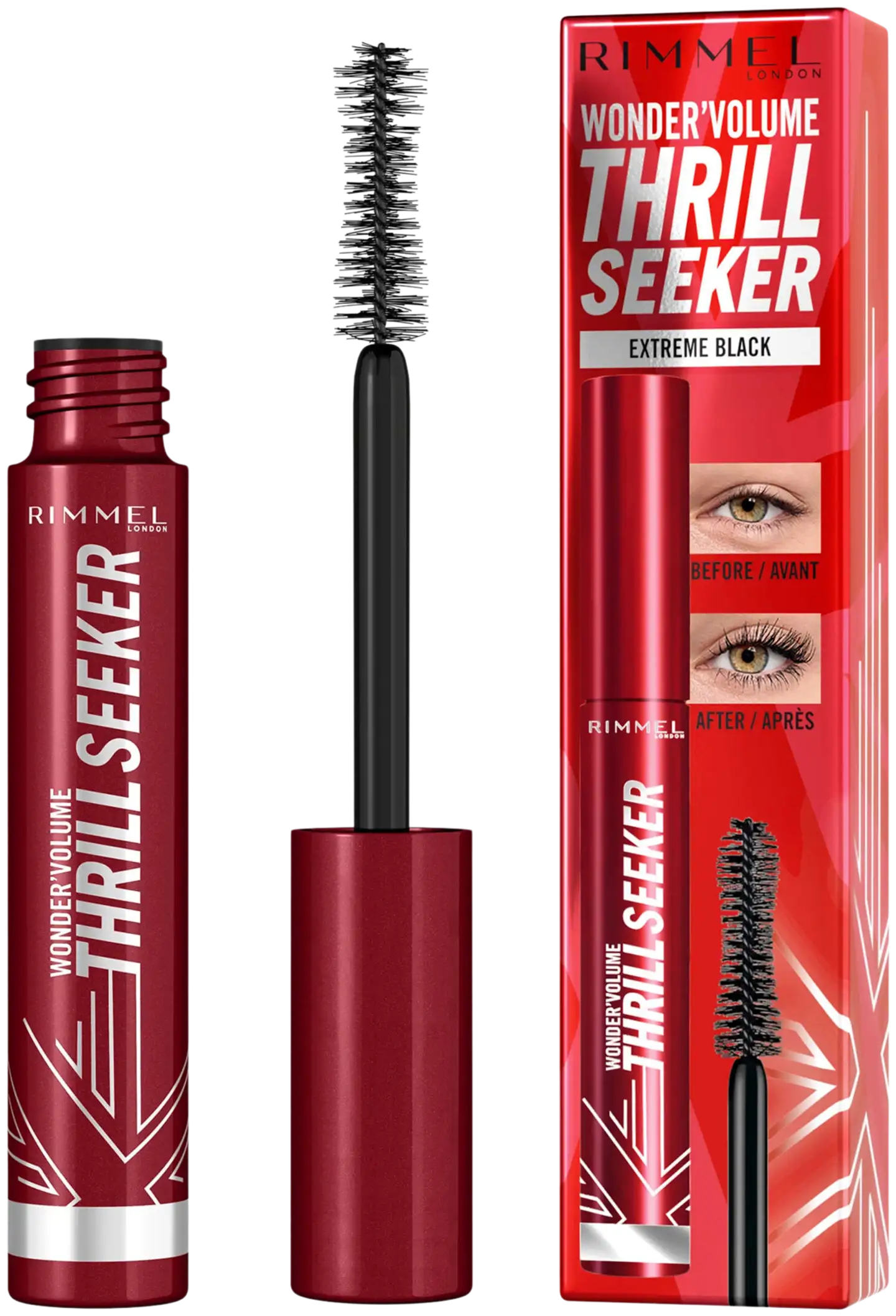 Rimmel Wonder'Volume Thrill Seeker Mascara 8 ml 01 Black ripsiväri - 1