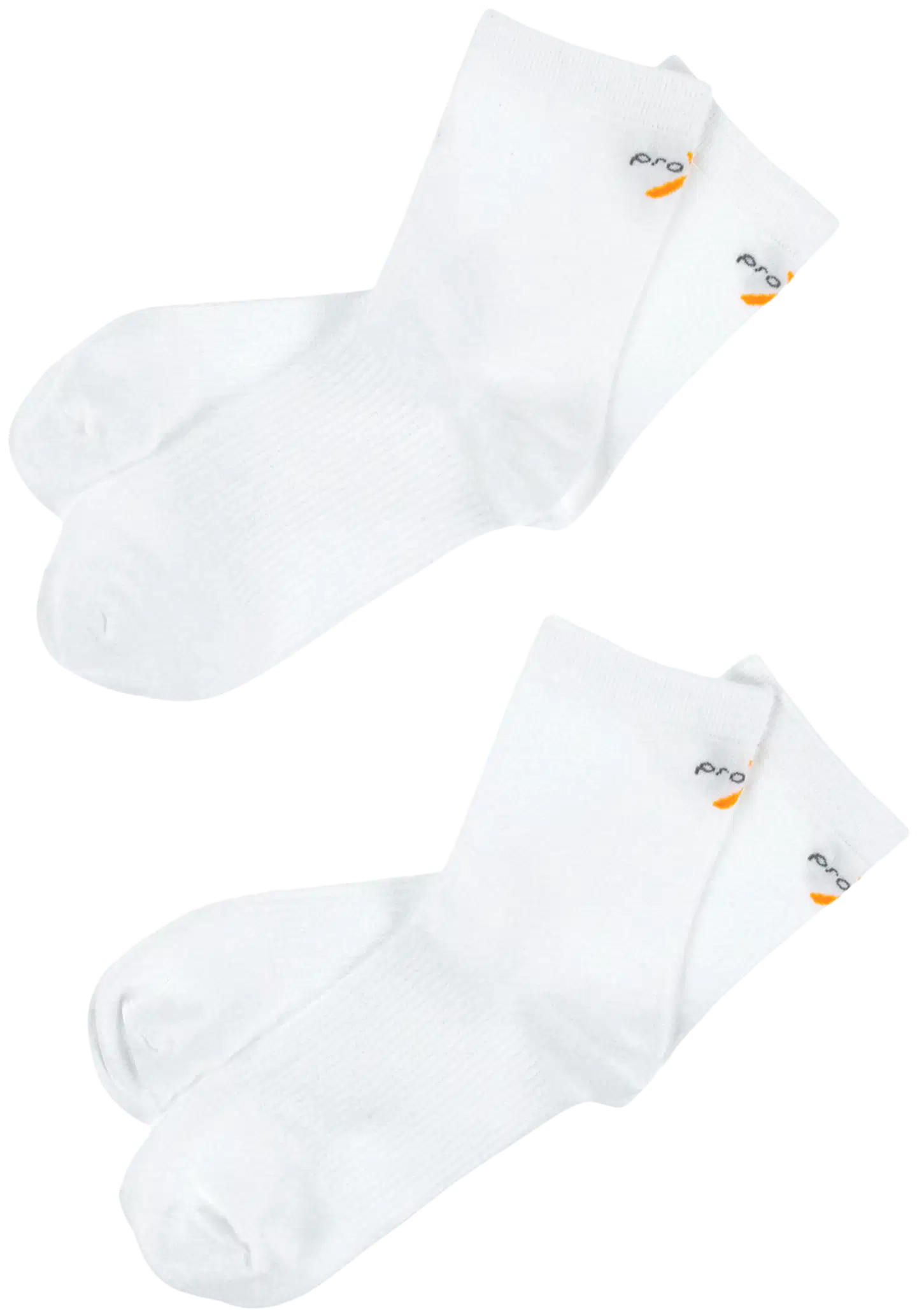 Pro-X Unisex treenisukat 2P crew - Valkoinen - 3