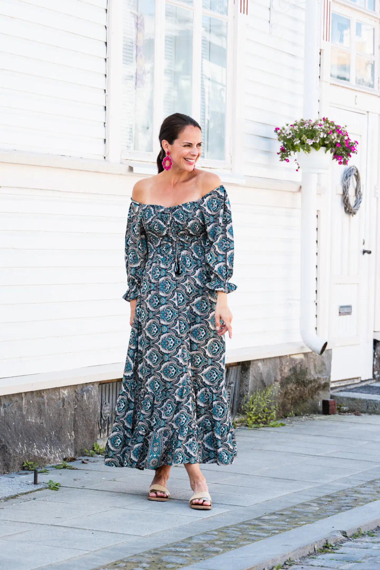 AmandaB naisten pitkä mekko Serenity - SININEN - 2