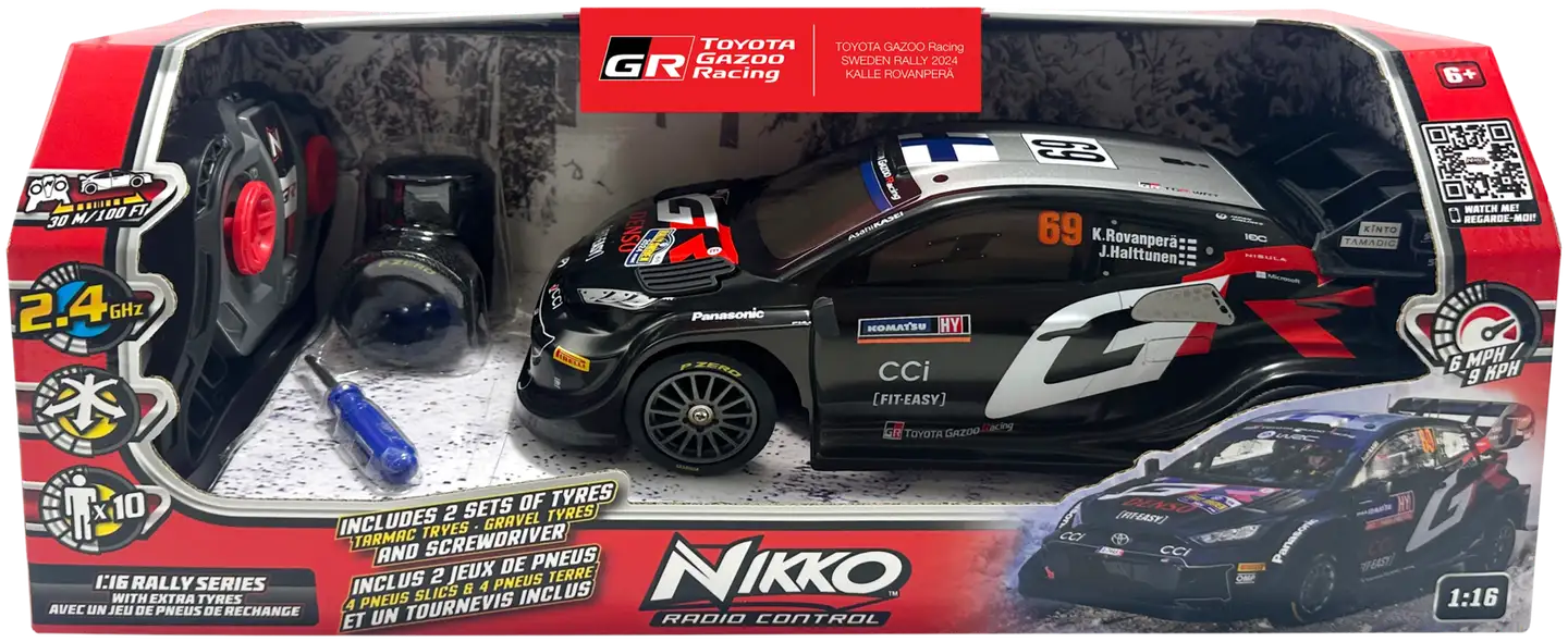 Nikko Toyota Gazoo Racing Rovanperä Sweden Rally 2024 1:16th rally series with extra tyres - 3