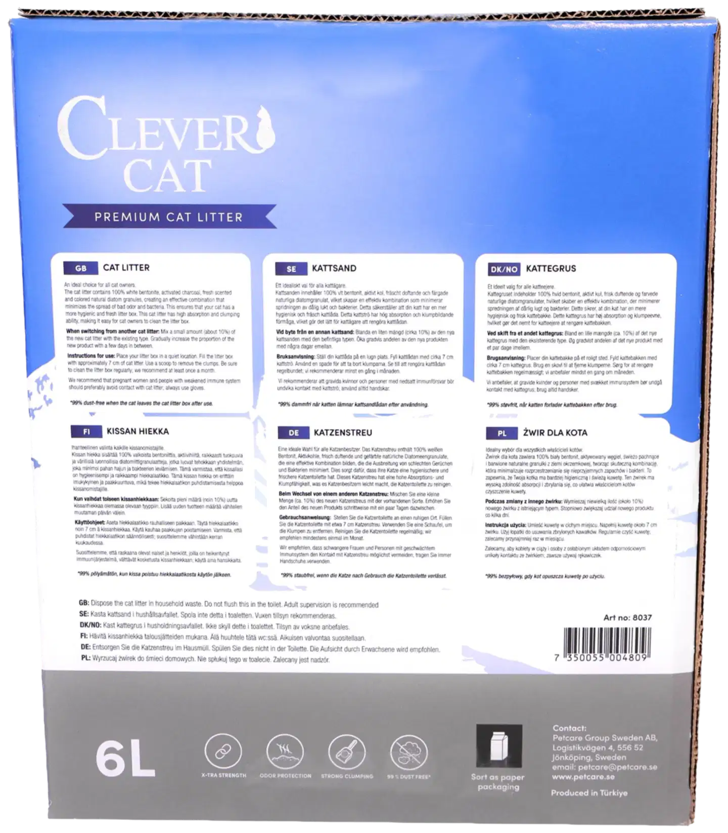 Clever Cat Extra Strength 6L - 4