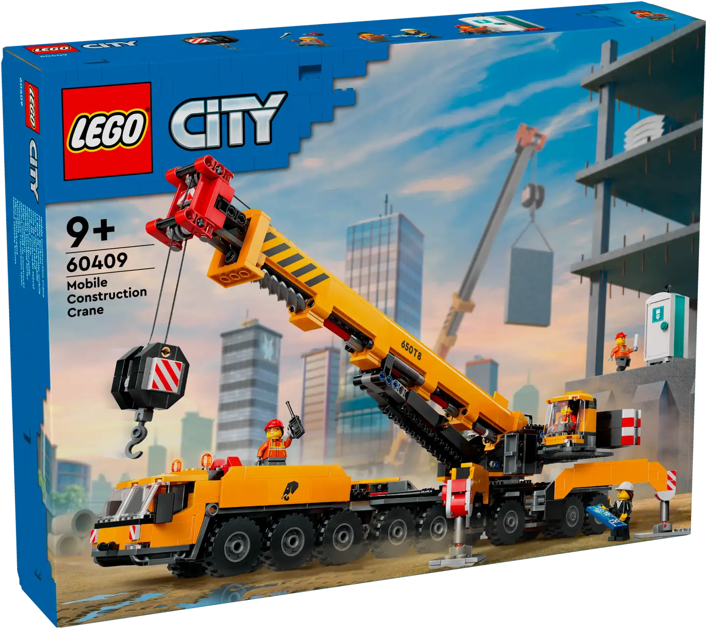 LEGO City Big Vehicles 60409 Keltainen ajettava rakennusnosturi - 1