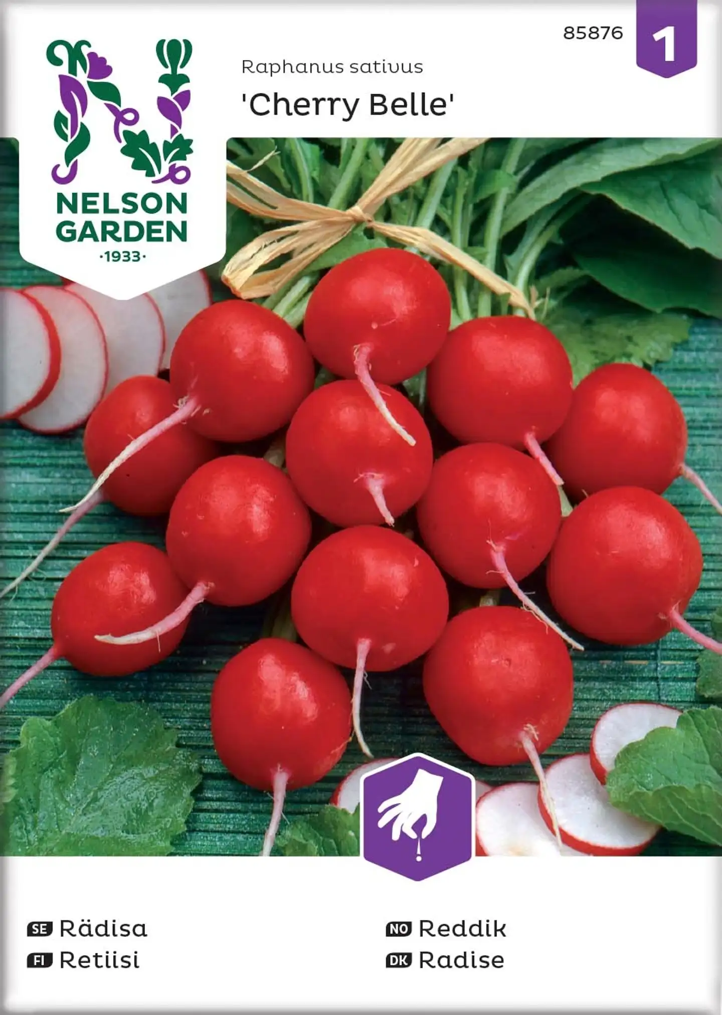 Nelson Garden Siemen Retiisi, Cherry Belle