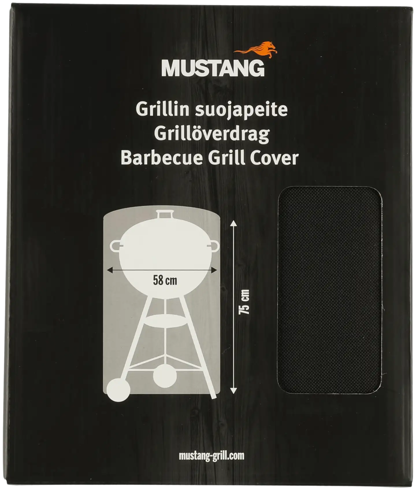 Mustang Suojapeite hiiligrillille 58 cm - 2