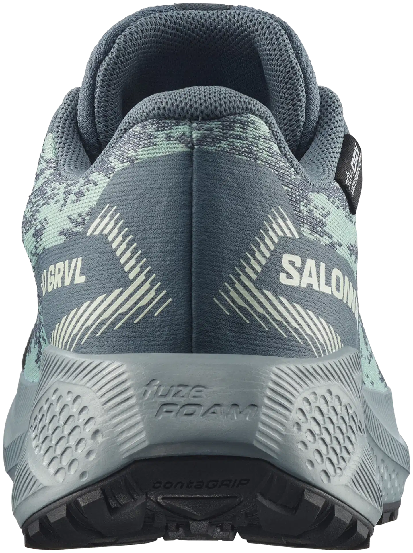 Salomon Aero gravel waterproof junior, vedenpitävä juoksukenkä - Stormy Weather/Lichen/Clearly - 4