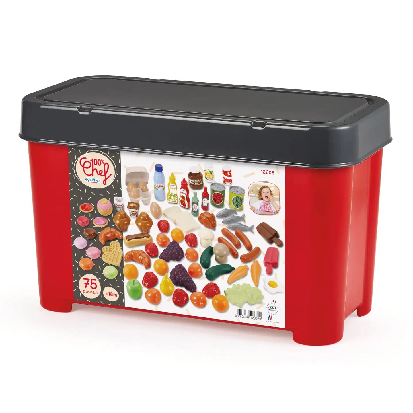 Ecoiffier - 100 % Chef - Leikkiruokasetti - 2
