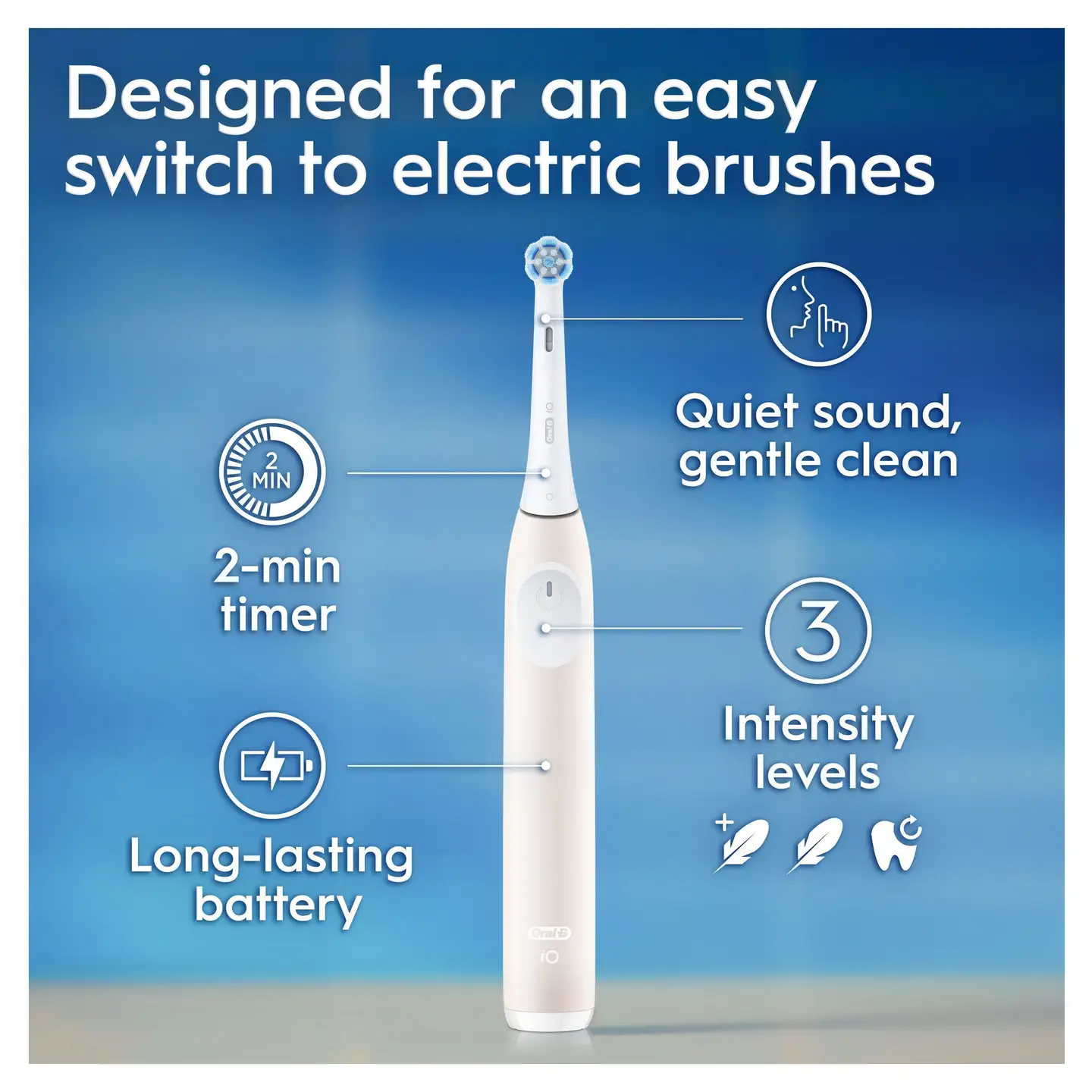Oral-B IO2 Vaaleanpunainen + matkakotelo - 3