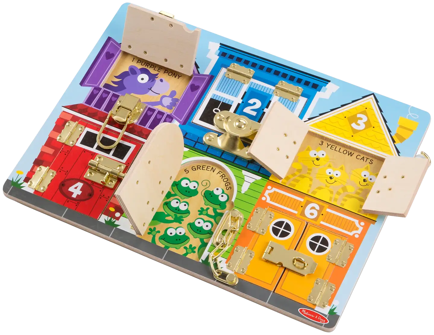 Melissa & doug Leikkisetti Lukkotaulu - 3