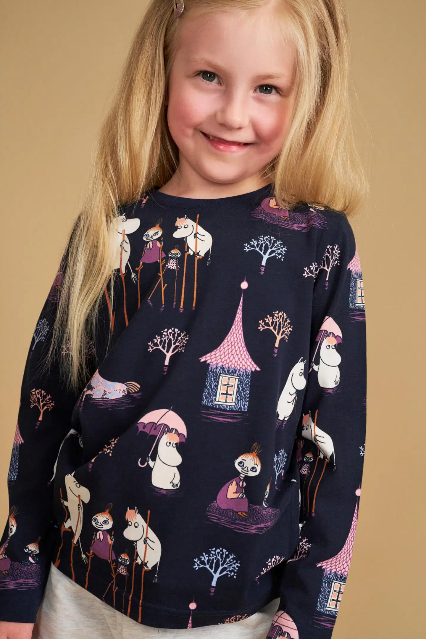 Martinex Muumi lasten paita Tulvia 592689 - tummansininen - 3