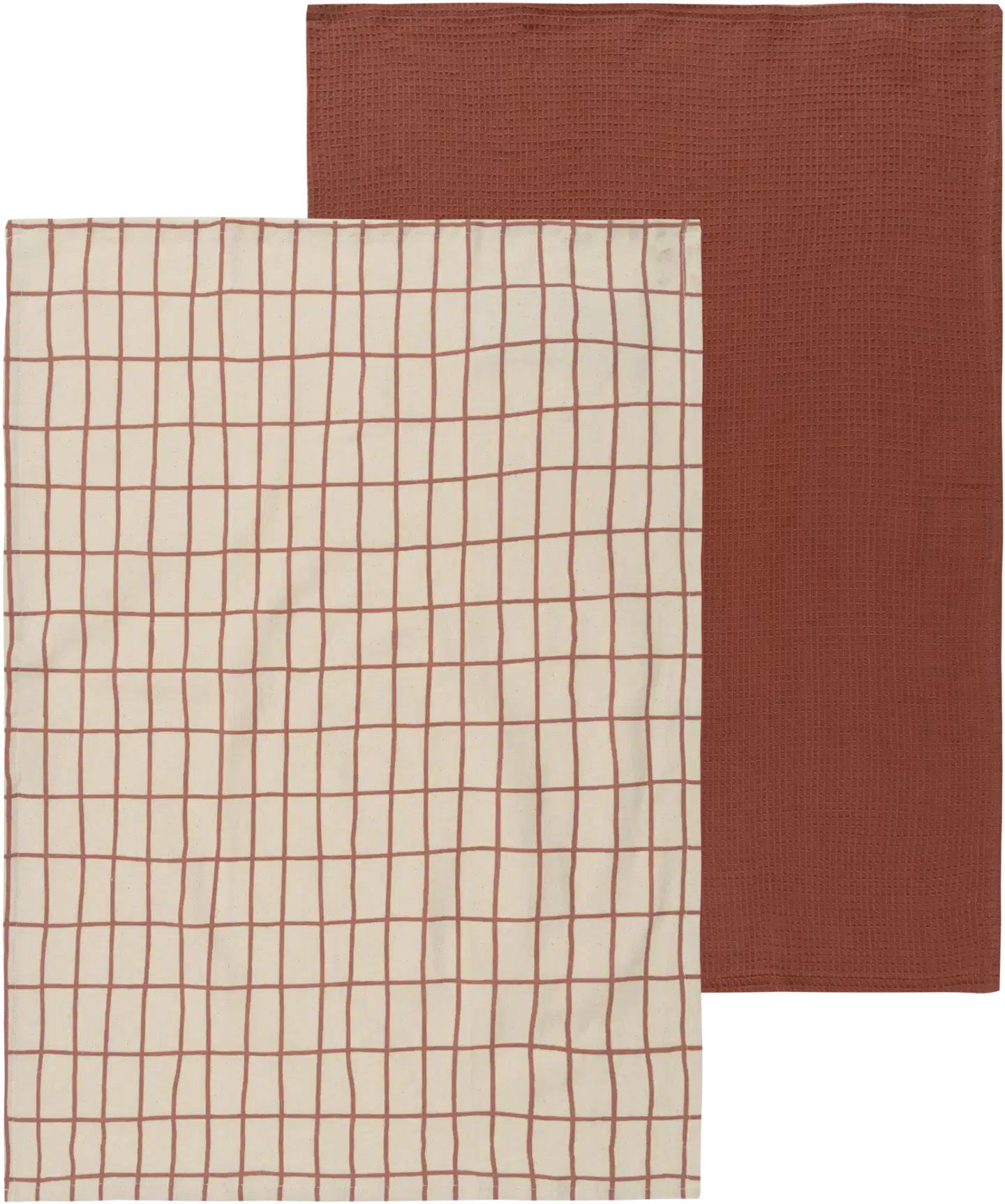 House keittiöpyyhkeet Elonkorjuu 50 x 70 cm ruskea 2 kpl PatternLab - 1