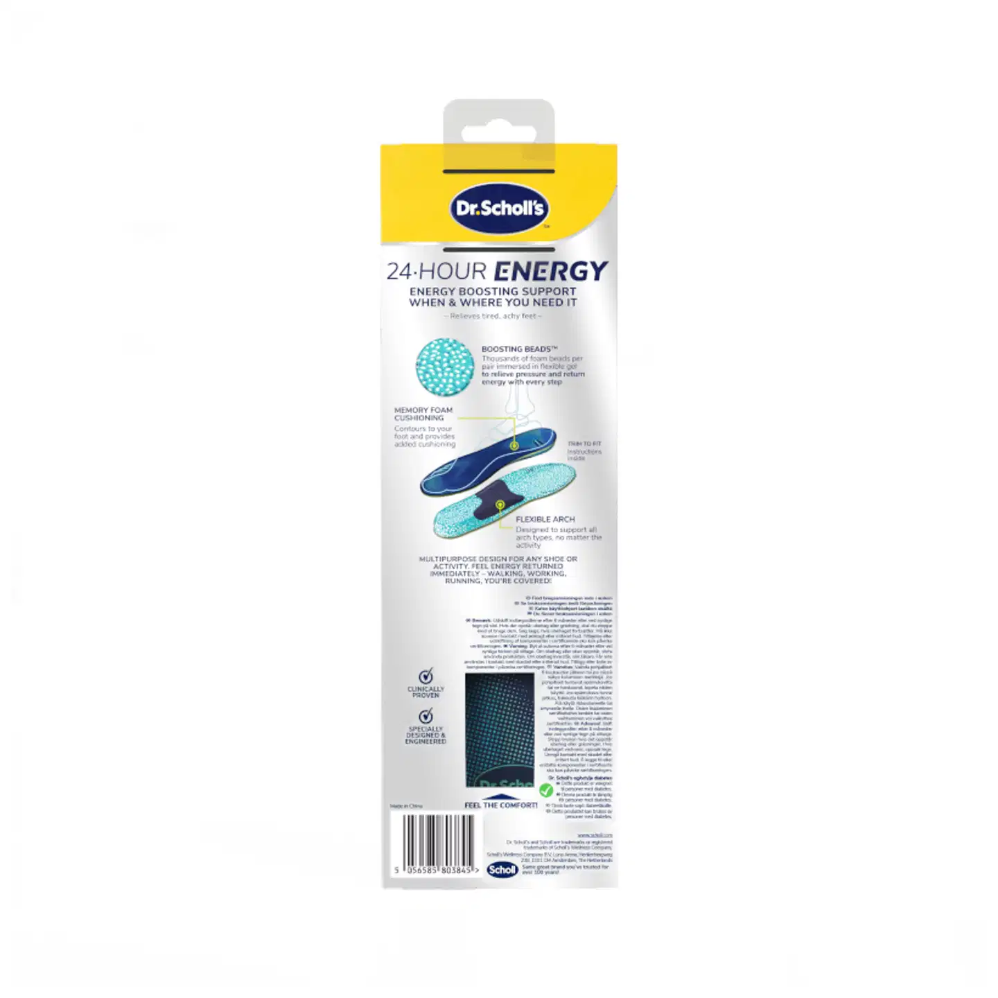 Dr. Scholl's 24-Hour Energy Multipurpose pohjallinen Large - 2
