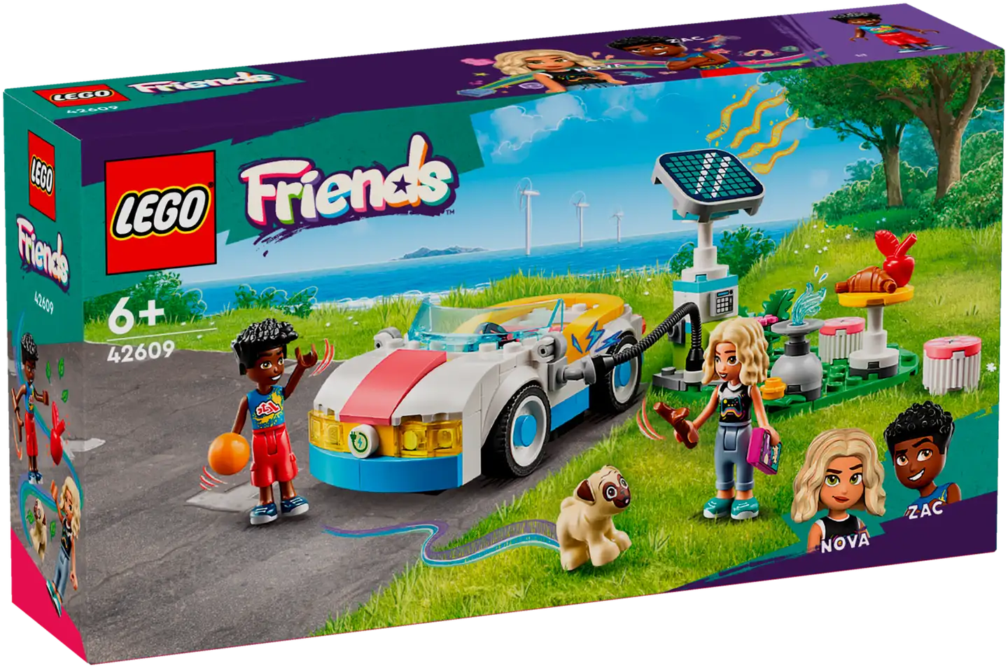 LEGO Friends 42609 Sähköauto ja latausasema - 1