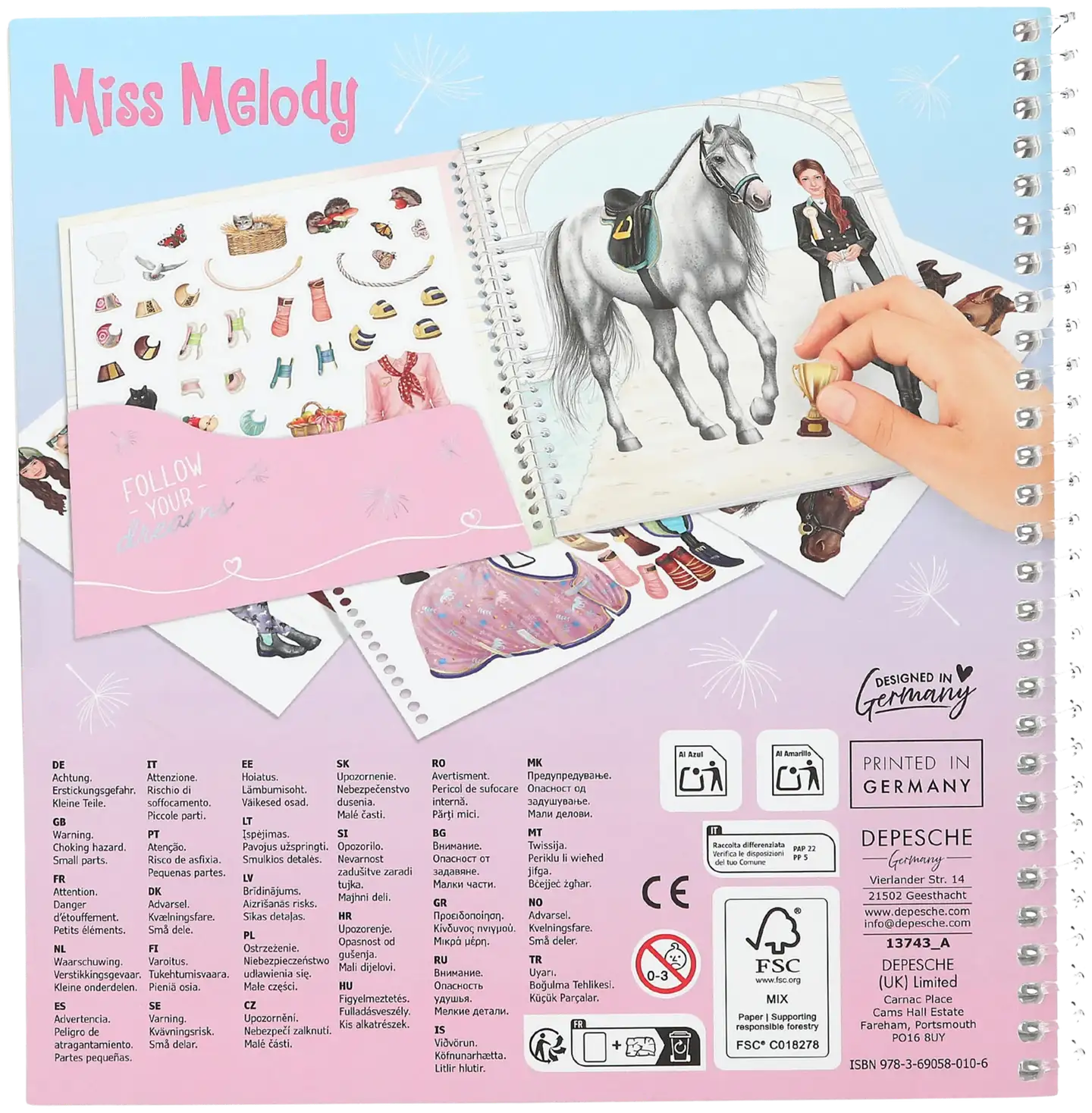 Miss Melody tarrakirja Dress Me Up - 3