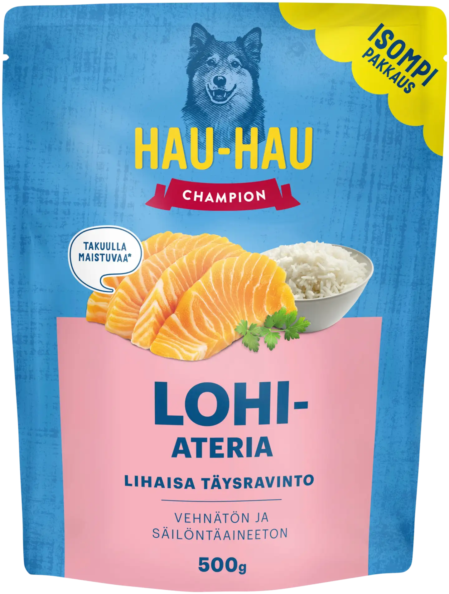 Hau-Hau Champion Lohiateria täysravinto 500 g