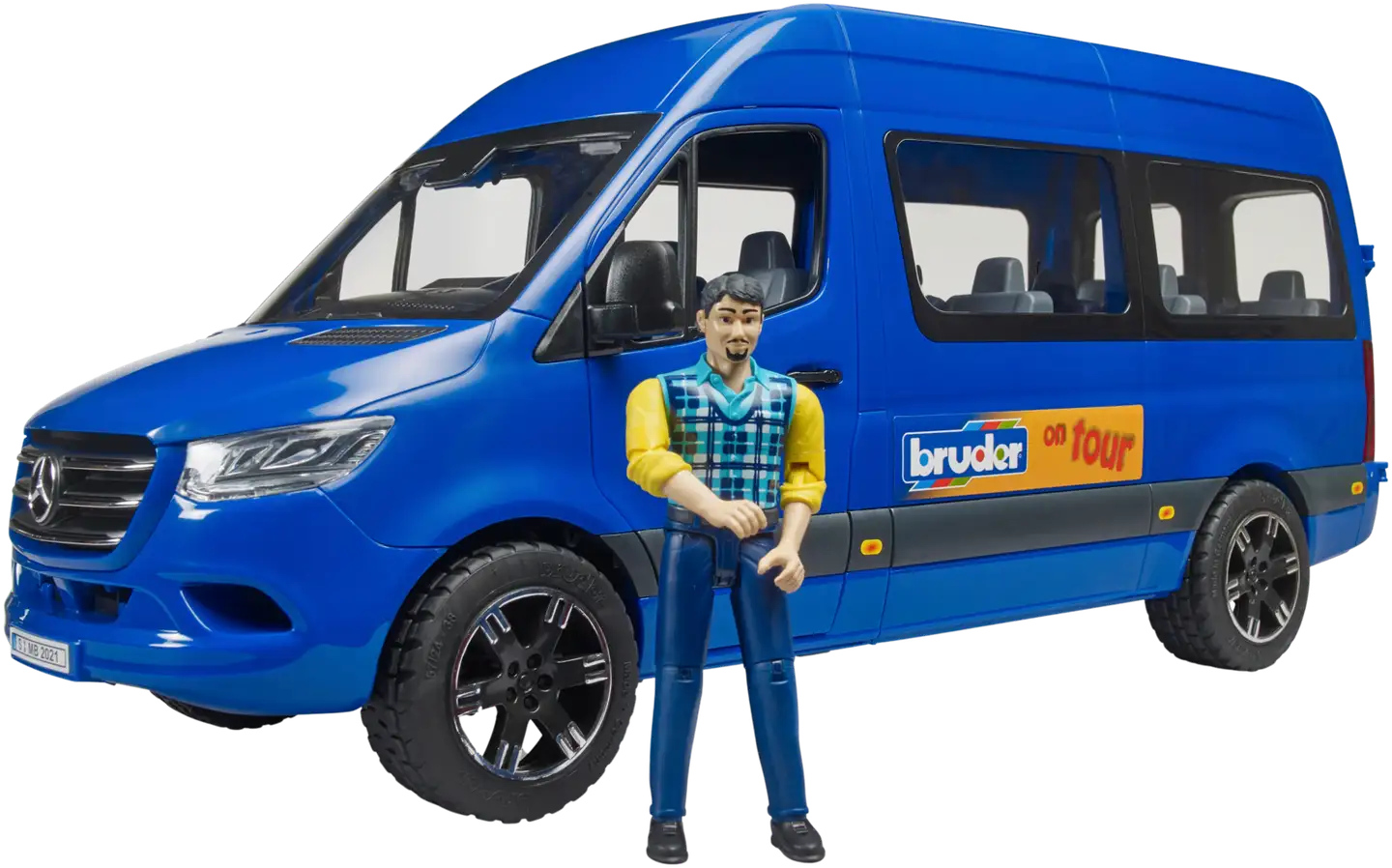 Bruder Mercedes-Benz Sprinter pakettiauto ja kuljettaja - 1