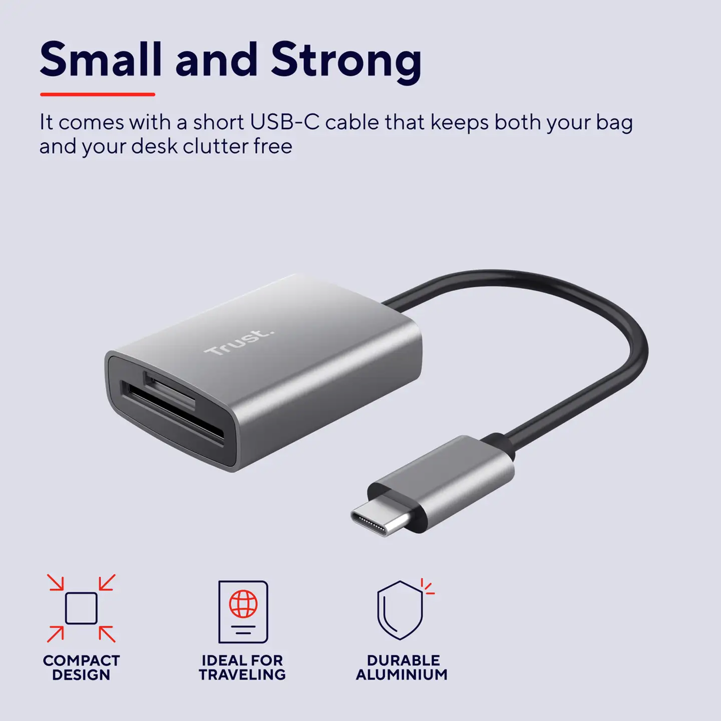 Trust Kortinlukija Dalyx fast USB-C - 6