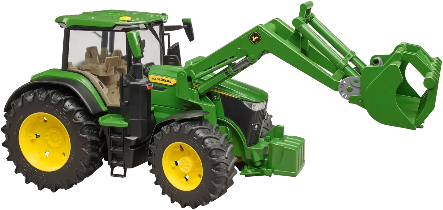 Bruder John Deere 7R 350 traktori etukuormaajalla - 1