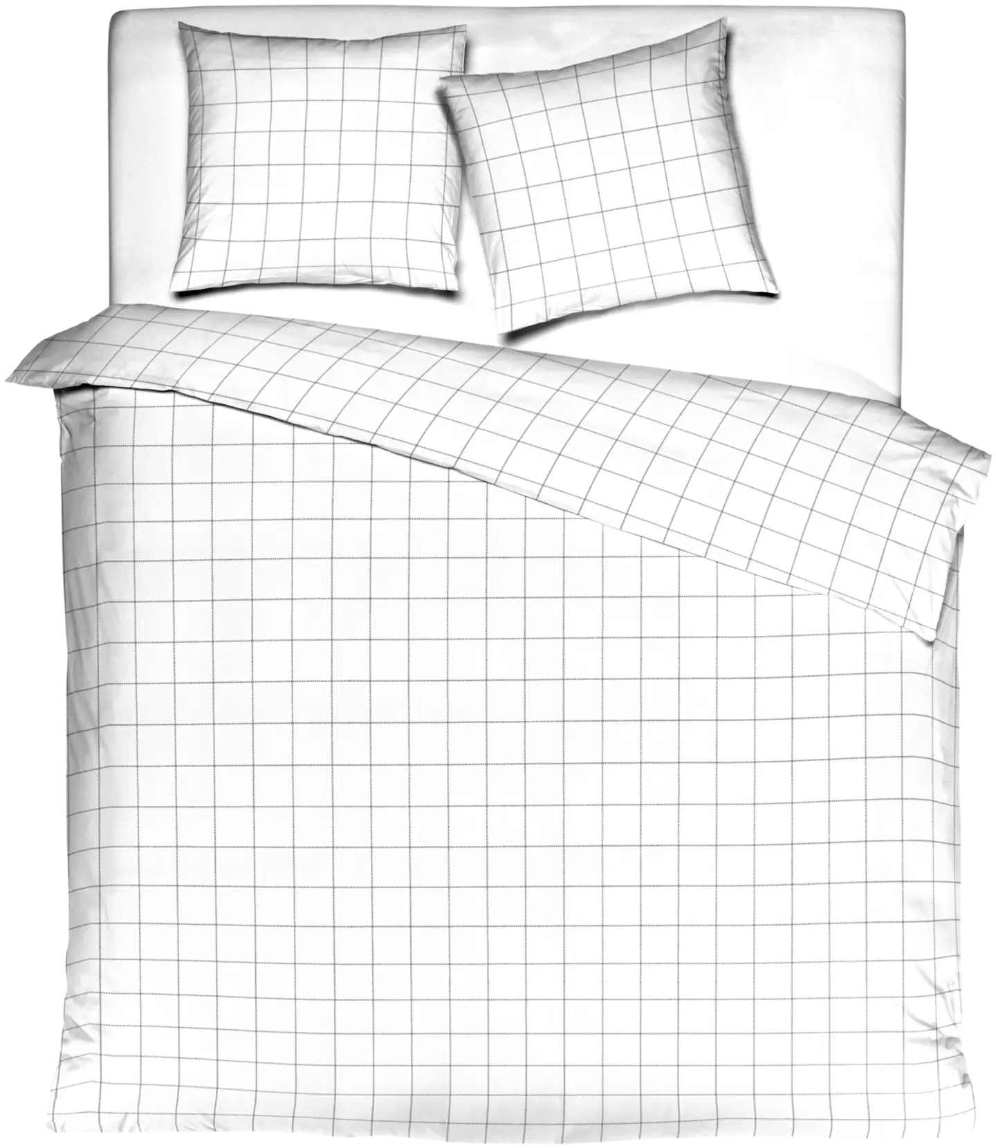 mistral Home pussilakanasetti Oslo 150x210 cm, musta-valkoinen - 1