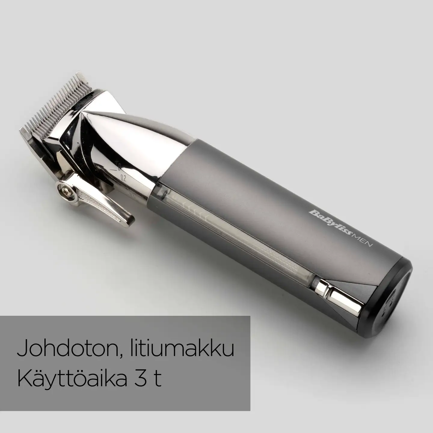 BaByliss hiustenleikkuukone Super X Metal Chrome - 5