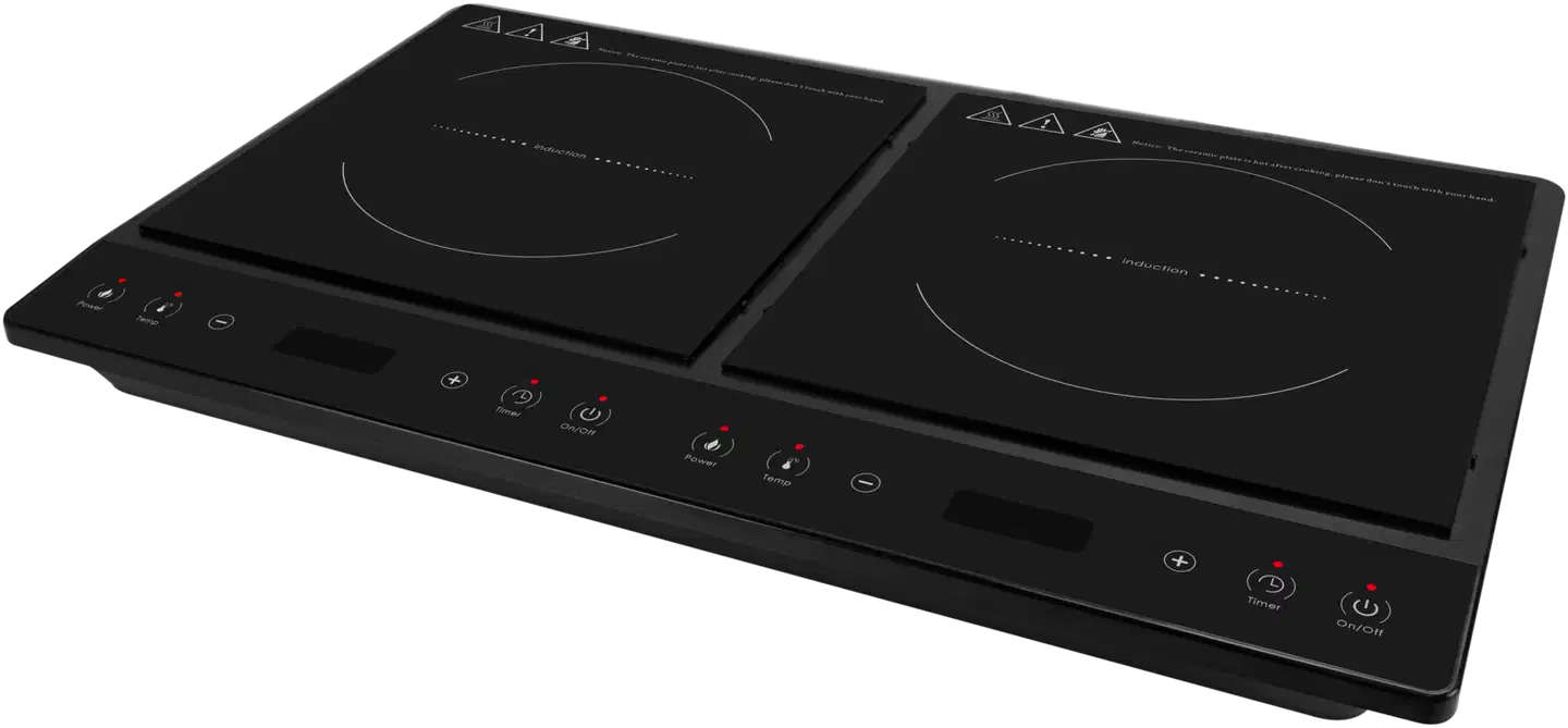 Prego induktiokeittolevy 2-osainen 2000W+1500W - 1