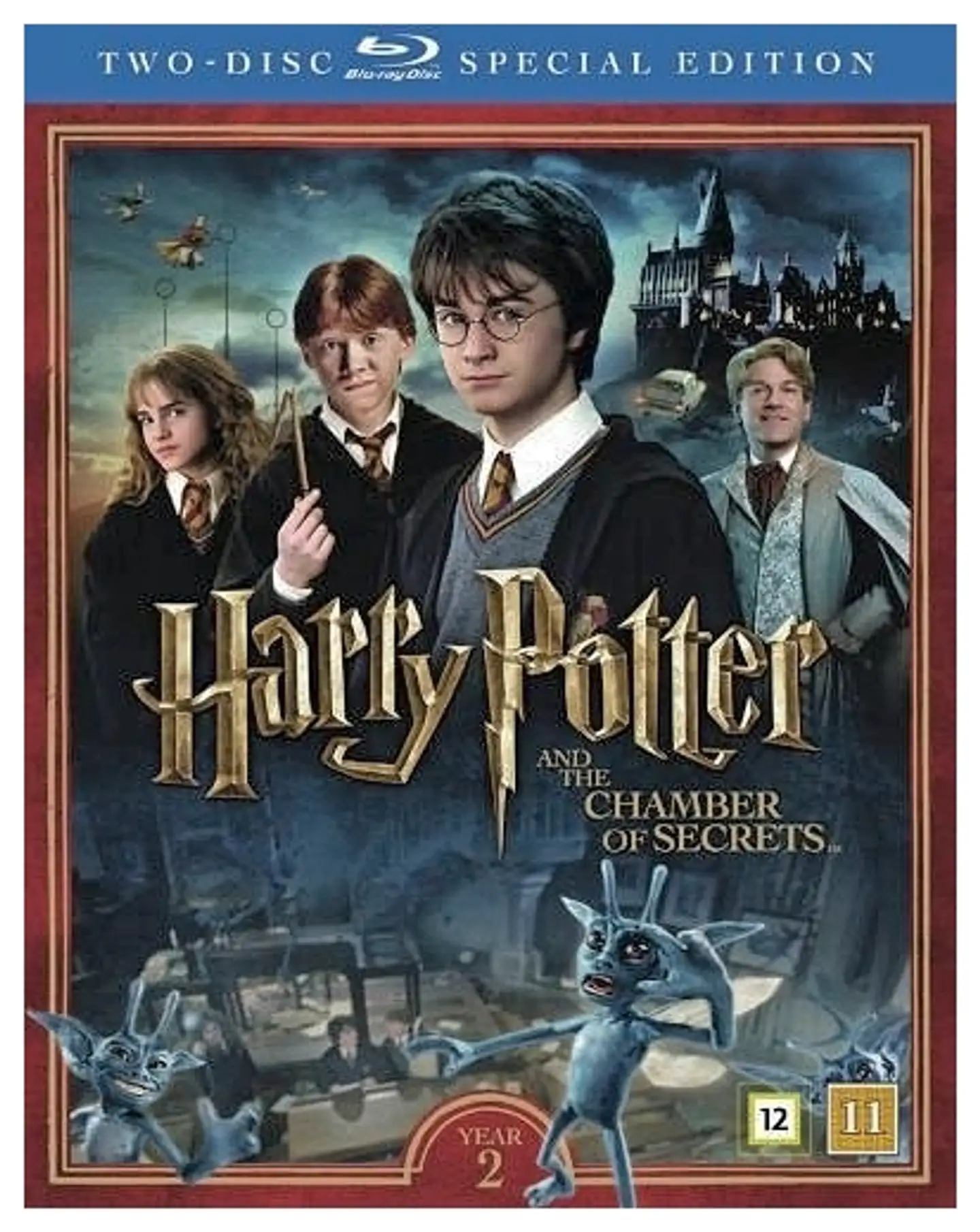 Harry Potter ja salaisuuksien kammio + Dokumentti 2Blu-ray