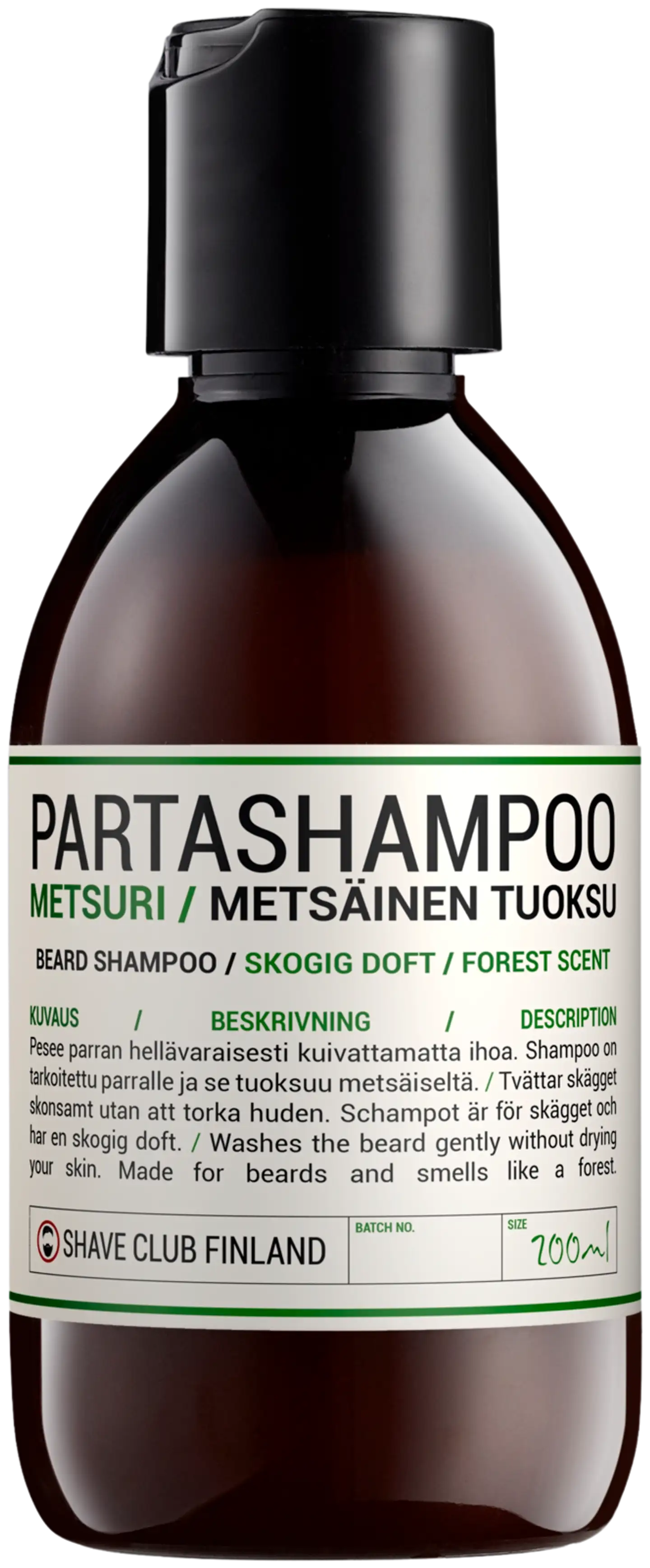 Shave Club Finland partashampoo metsuri 200ml